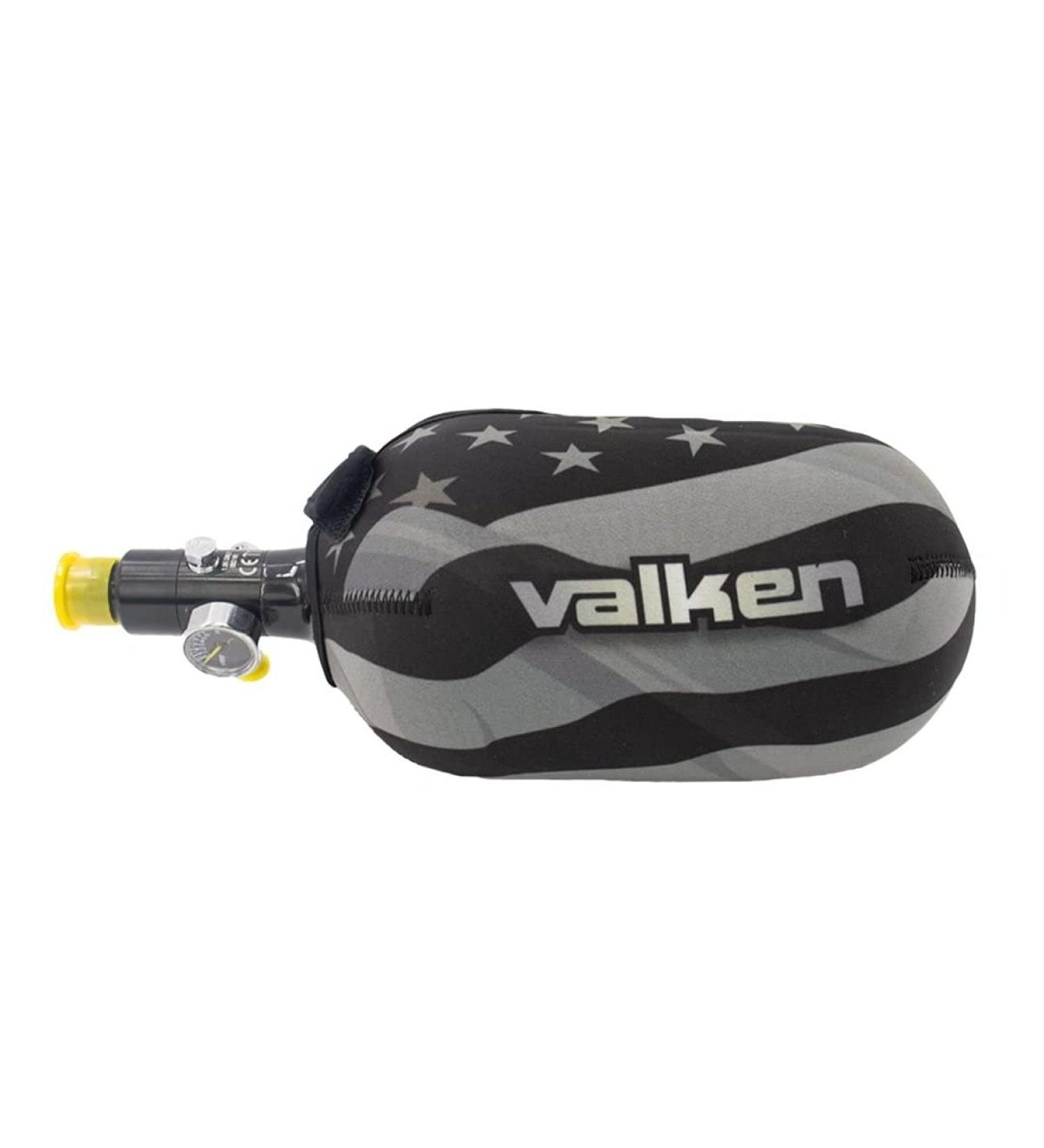 Valken Fate GTX Paintball Tank Cover - Merica Silver | 45ci - 68ci HPA - Buy Online on SooperMarket.com