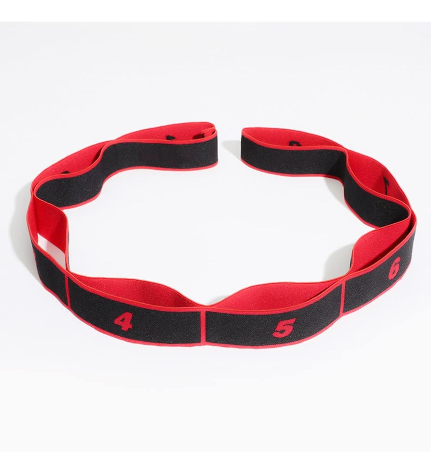 Xingmo Kids Stretch Band with Multi Loops | Yoga Exercise Trainer Bands - Red - Buy Online on SooperMarket.com
