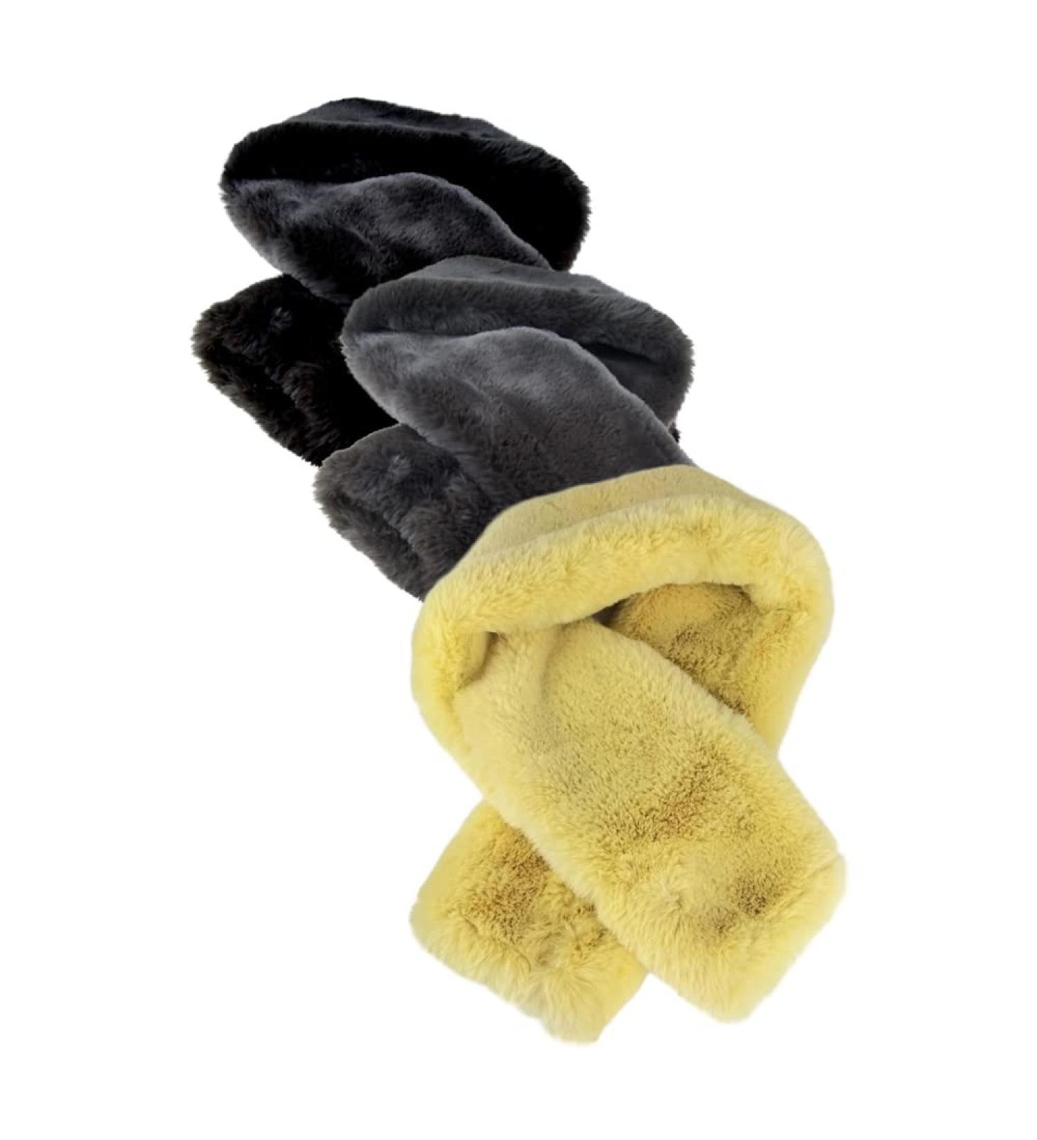 Cameo Equine Girth Sleeve - Supersoft Synthetic Lambswool for Focused Training Brown 40 Inch