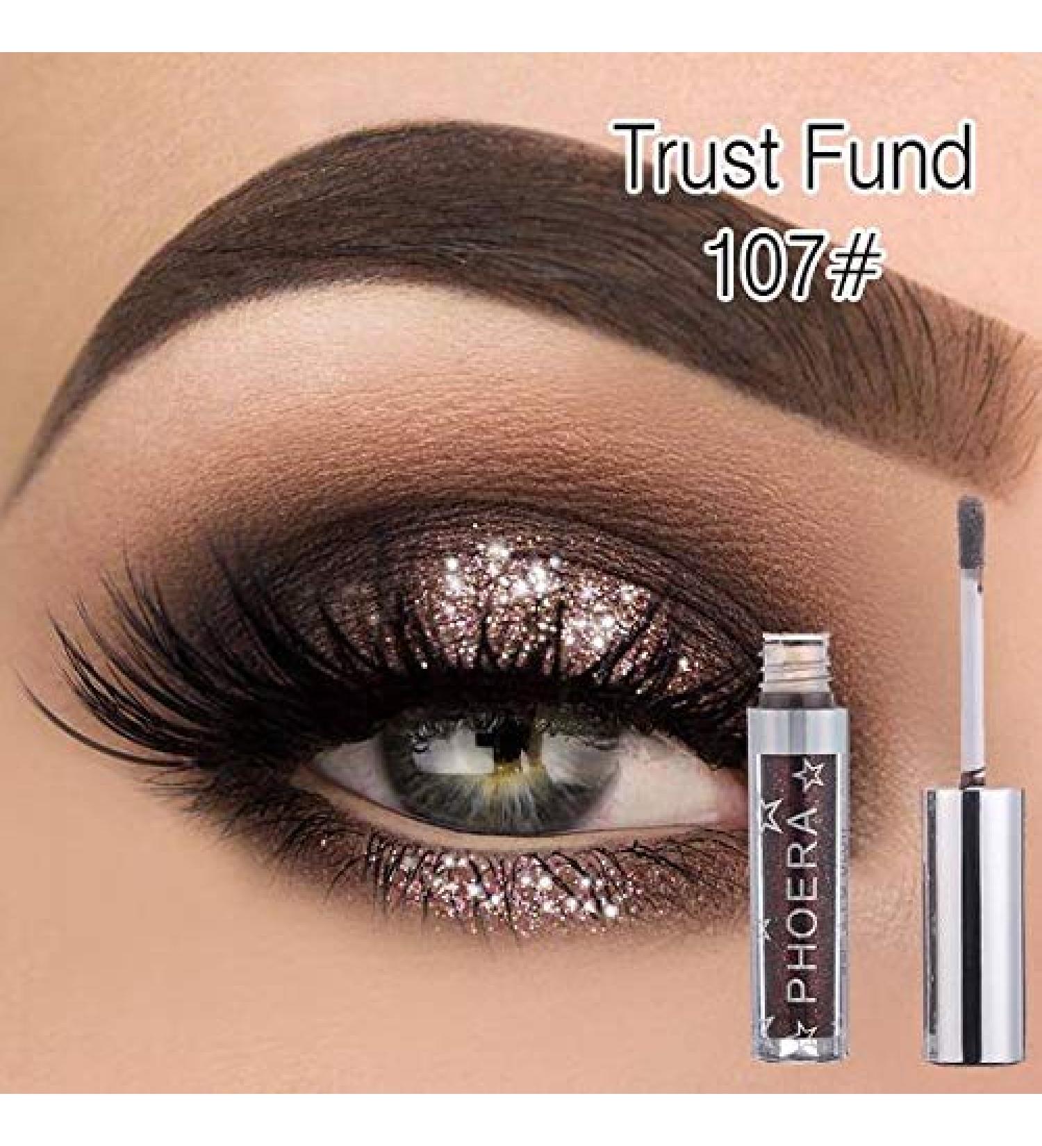 AQUAPURITY PHOERA Magnificent Metals Waterproof Glitter Eyeshadow Palette (107 TRUST FUND) - Buy Online on SooperMarket.com