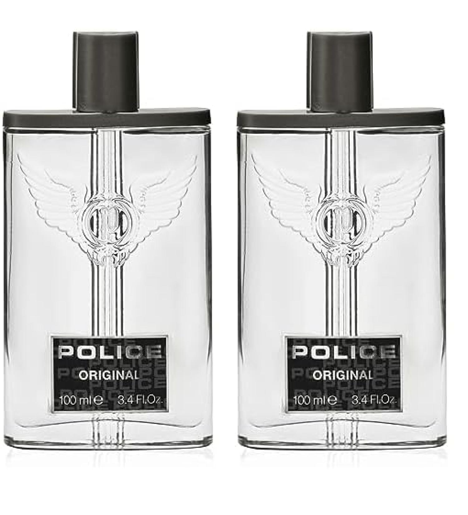 Police Original - Fragrance For Men - Fougere Scent - Opens With Notes Of Bergamot Blood Orange And Apple Blossom - Lavender Rosemary And Clary Sage Middle - Tonka Bean Base - 3.4 Oz EDT Spray 3.4 Fl Oz (Pack of 2) - Buy Online on SooperMarket.com