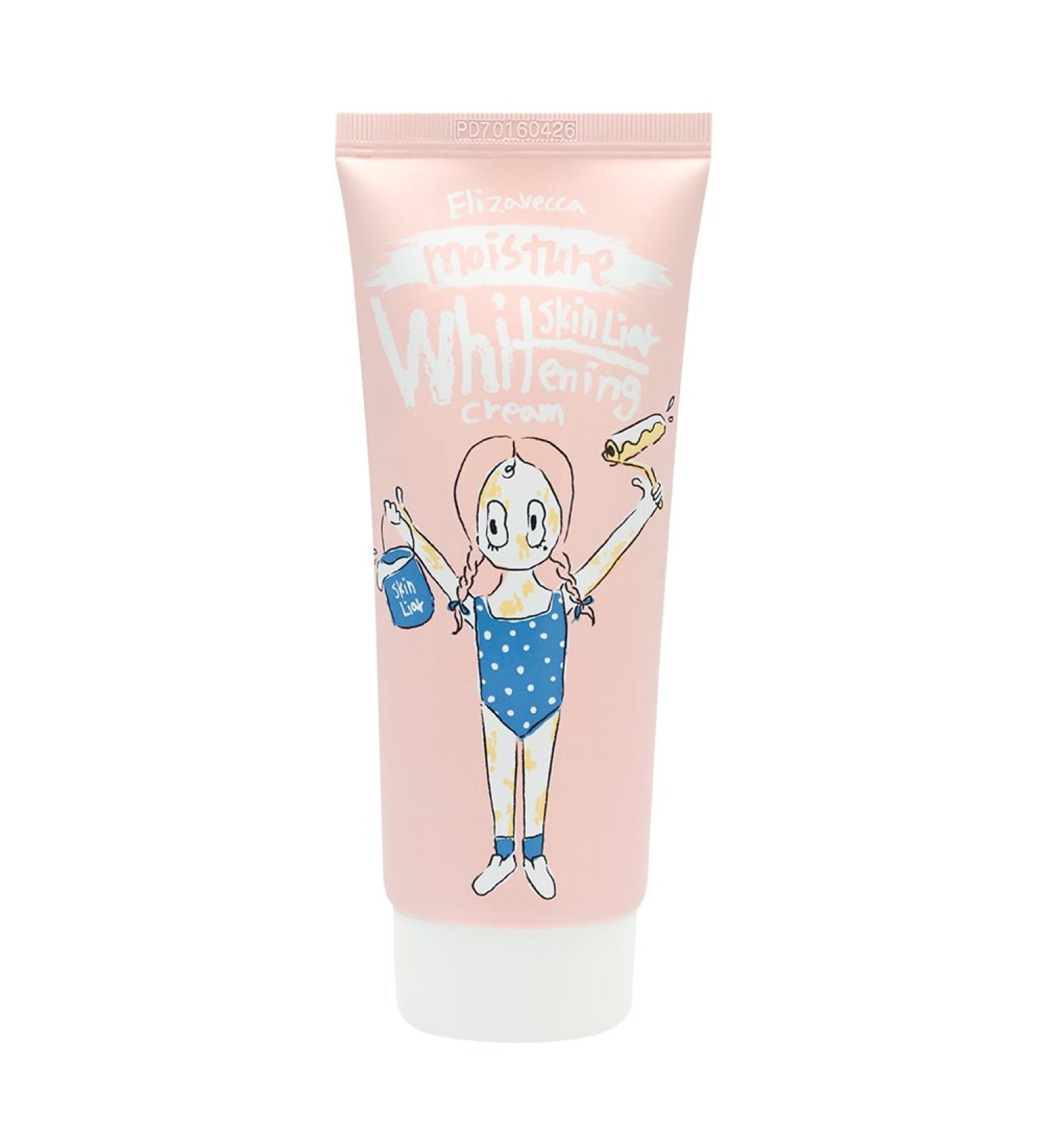 Elizavecca Moisture Skin Liar Whitening Cream 100ml - Brightening & Hydrating - Buy Online on SooperMarket.com