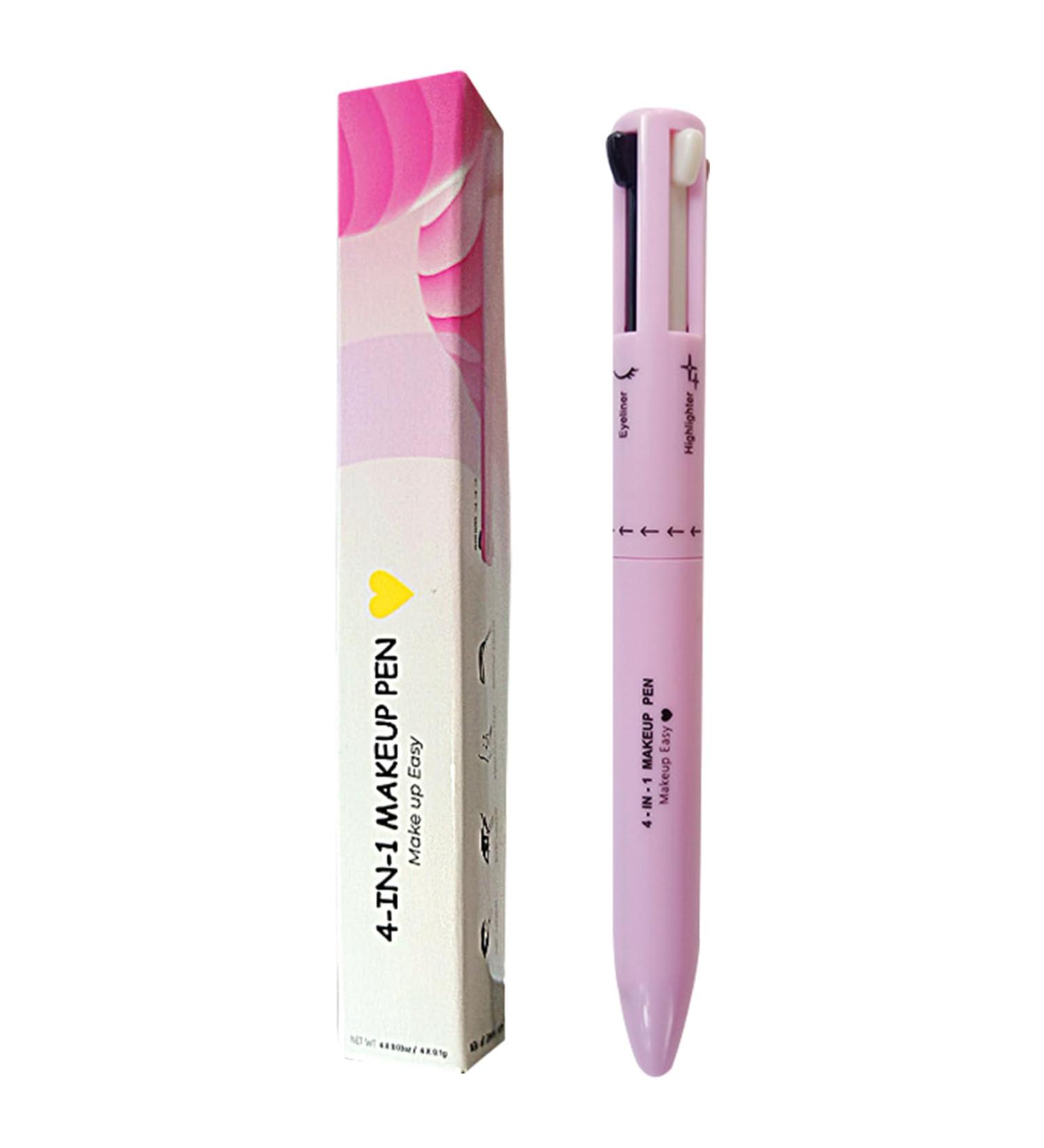 4 in 1 Makeup Pen Multifunctional Makeup Pencil from Eyeliner Lip Liner Brow Pencil and Highlighter Easy-to-Apply & Compact Makeup Accessories Style 1 - Buy Online on SooperMarket.com