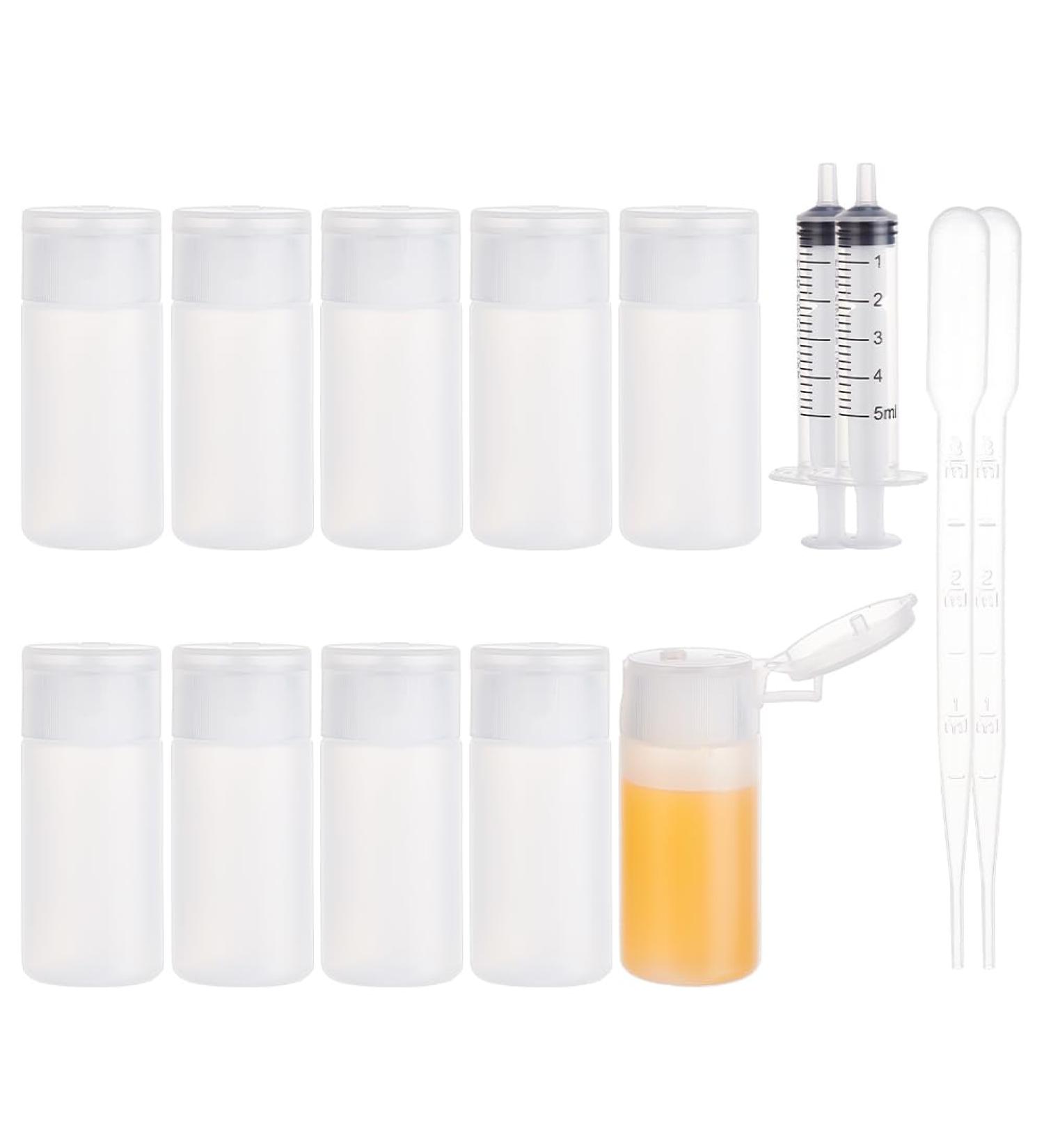Benecreate 10 Pack 30ml Small Travel Bottles Refillable Plastic Cosmetic & Makeup Containers for International Shipping - Buy Online on SooperMarket.com