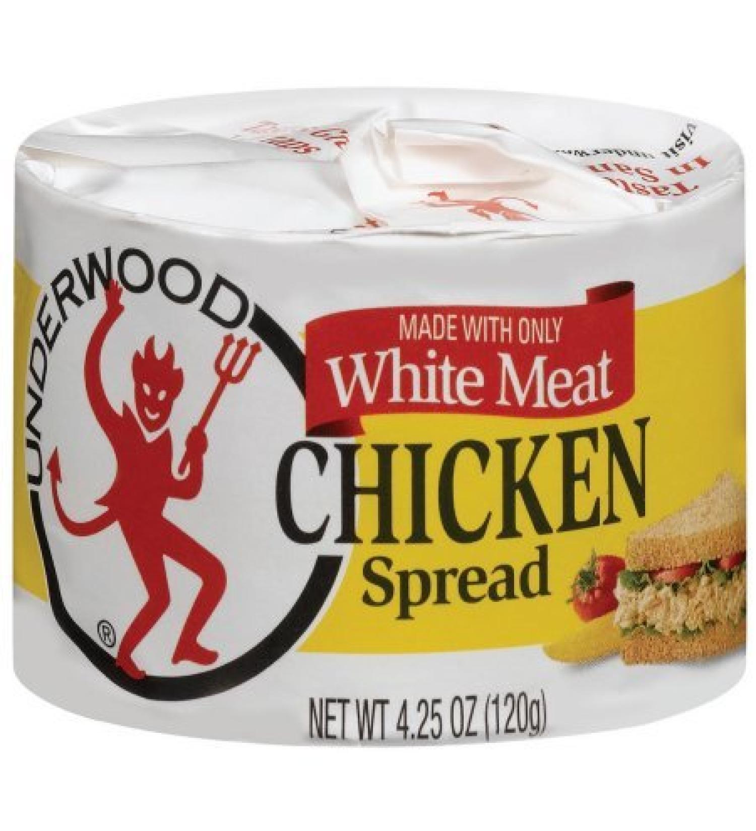 Underwood Chicken Spread 4.25 oz - Pack of 4 | Shop Now for Delicious Convenience - Buy Online on SooperMarket.com