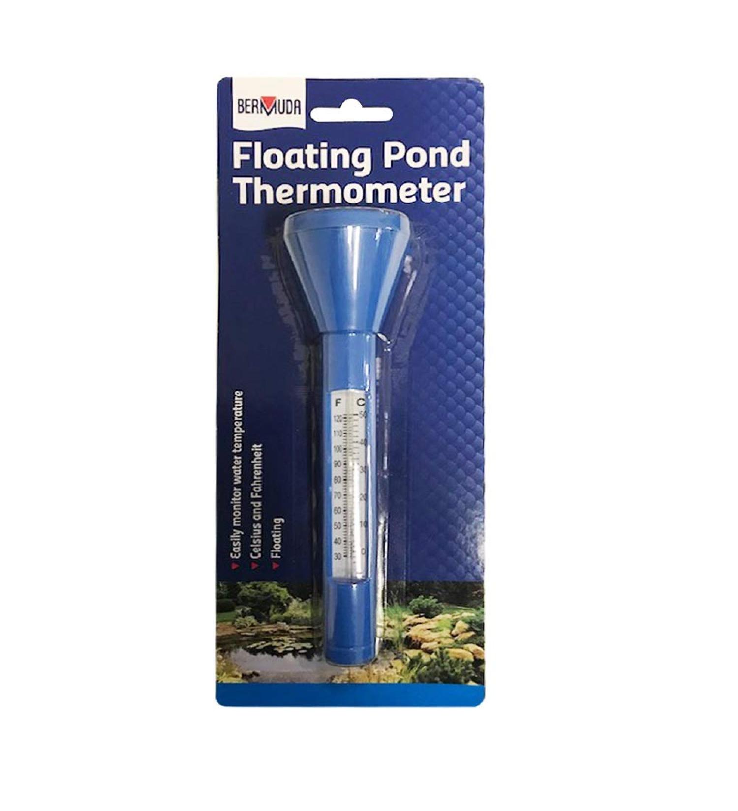 Bermuda Floating Pond Thermometer Simple To Read