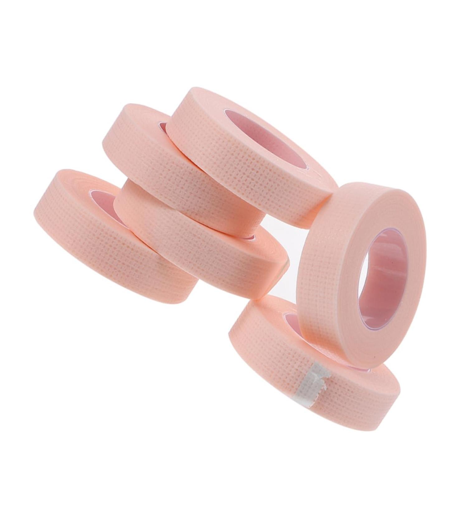 Angoily 6 Pcs Pink Eyelash Tape & Flex Tools for Lash Extensions | Double Sided Non-Woven Eyelid Tape | Shop Internationally - Buy Online on SooperMarket.com