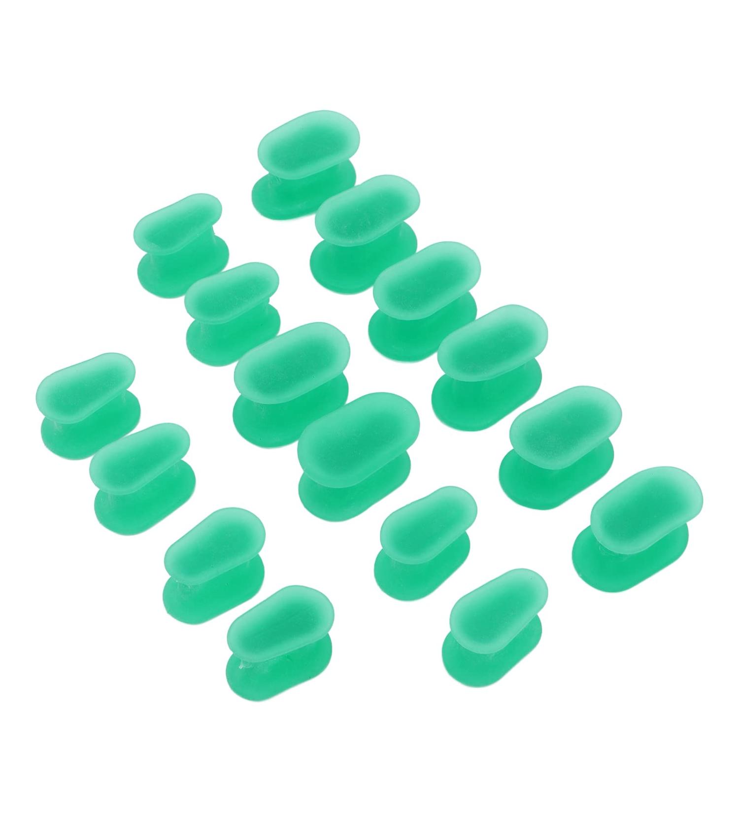 ANGGREK Gel Toe Spacer Set - 8 Pairs Silicone Toe Separator for Bunion Straightening and Toe Alignment - Hallux Valgus Corrector for Overlapping Toes - Buy Online on SooperMarket.com