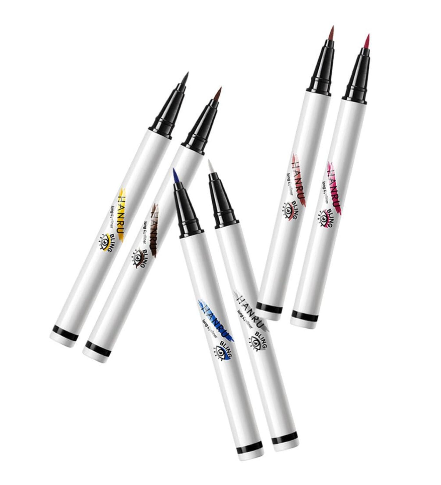 6pcs Liquid Eyeliner Pencil Eyeliner Stencils Eye Liner Pencils Eye Liners Set Abs Miss - Buy Online on SooperMarket.com