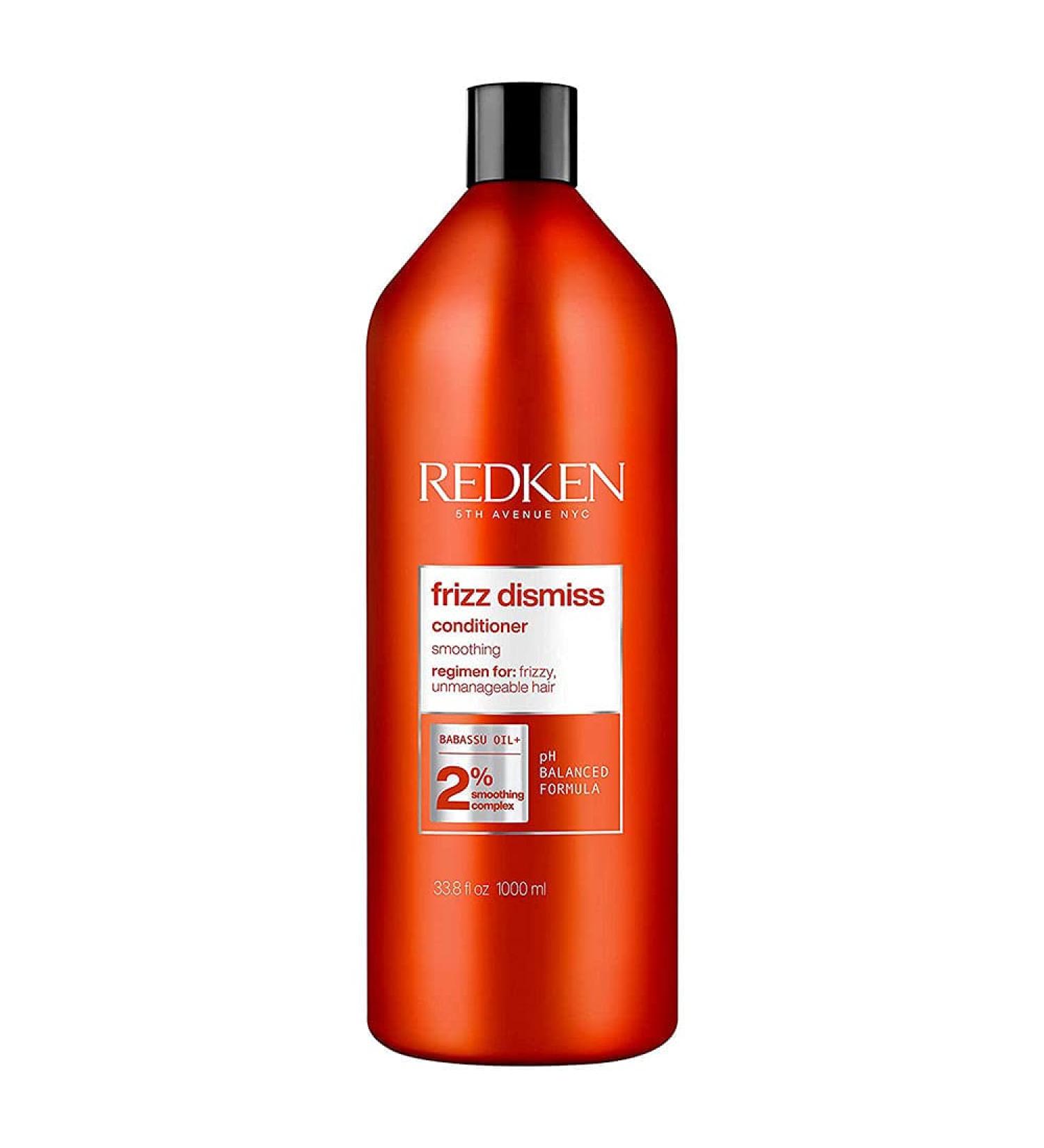 REDKEN FRIZZ DISMISS Conditioner 1000 ml - Aquatic | Anti-Frizz Smooth and Moisturizing Hair Care - International Shipping Available - Buy Online on SooperMarket.com