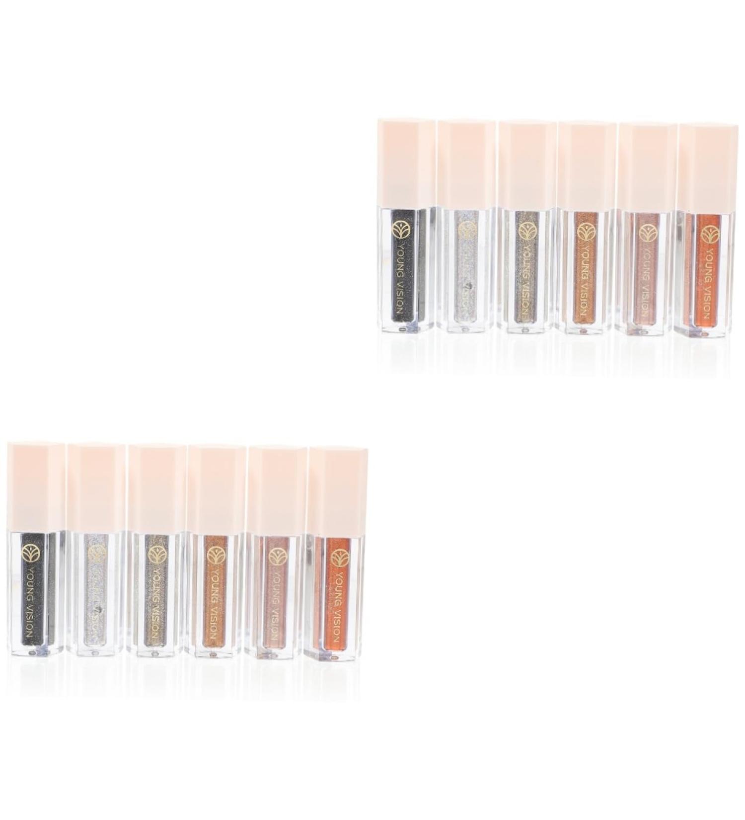 Healeved 12 Pcs Eye Shadow Set Eye Makeup Accessories Korean Glitter Eyeshadow Makeup Tools Highlighter - Buy Online on SooperMarket.com