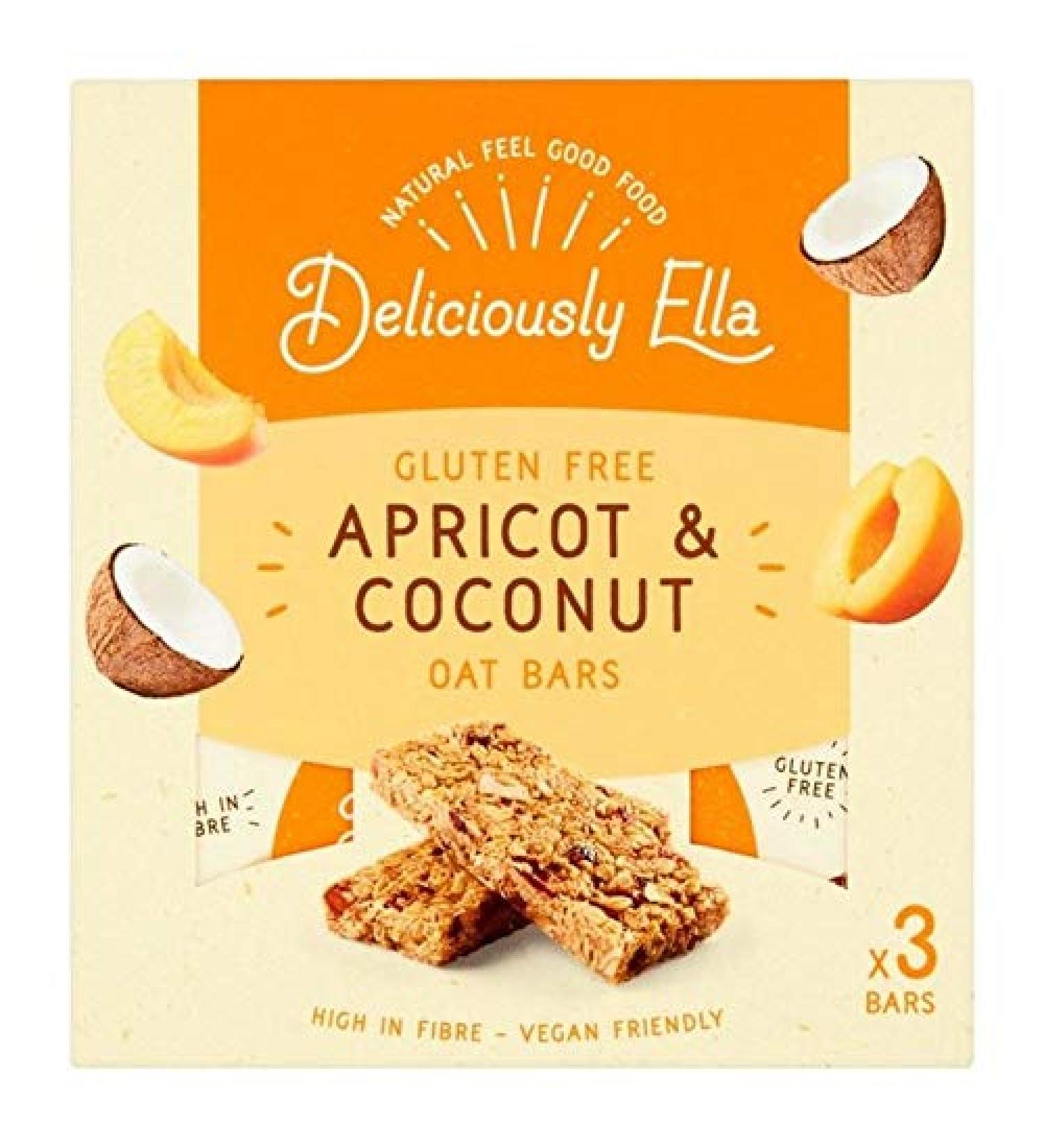 Delicious Ella Apricot And Coconut Oat Bar Multipack 3 X 50 G