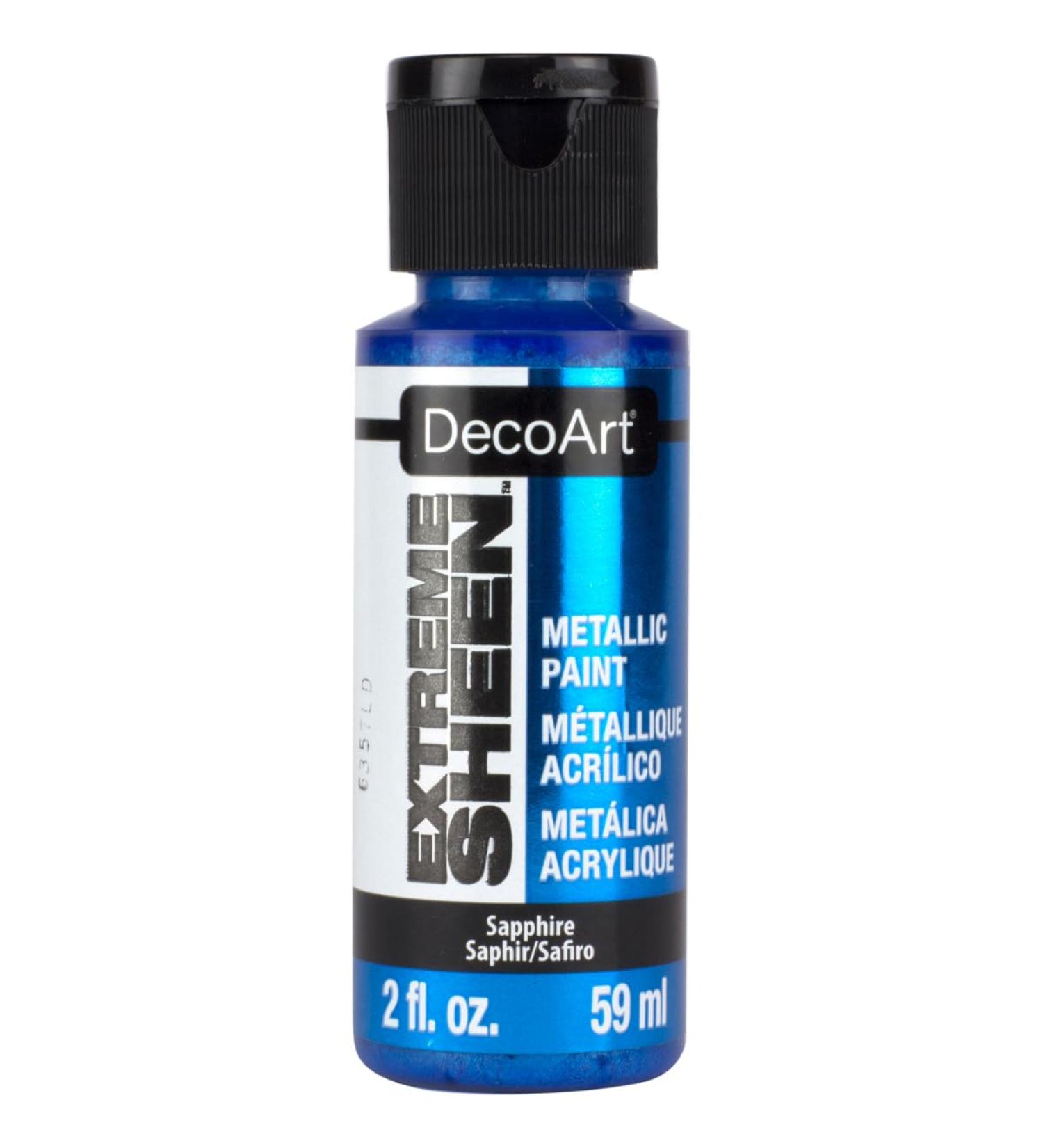 DecoArt DPM17-30 Sapphire Extreme Sheen Acrylic Paint 2 oz 1 Count (Pack of 1) Sapphire