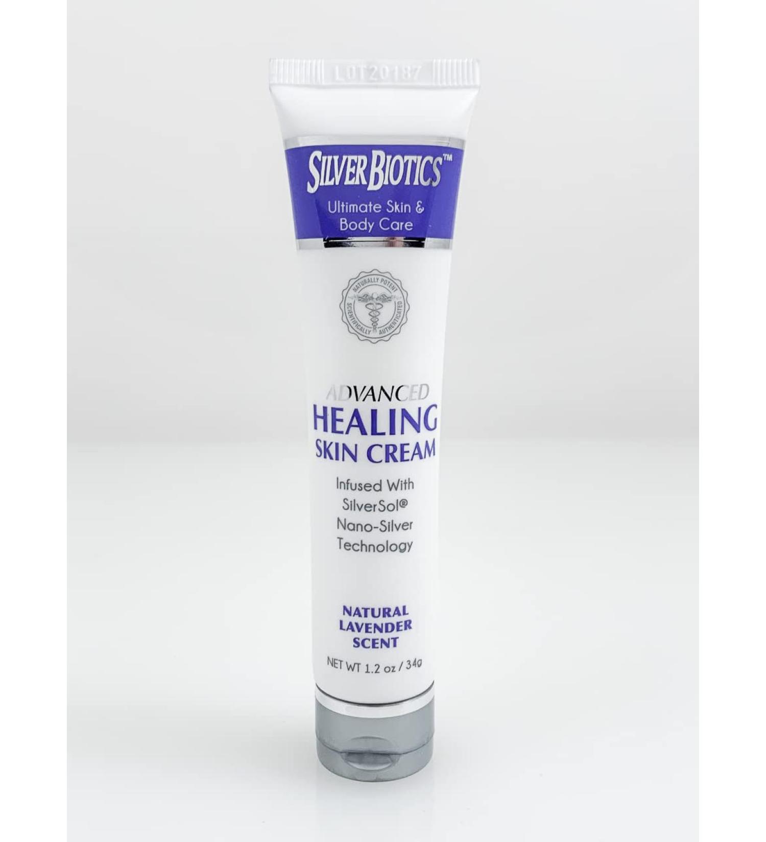 American Biotech Labs Advanced Healing Skin Cream - Natural Lavender Scent 1.2 oz - Buy Online on SooperMarket.com