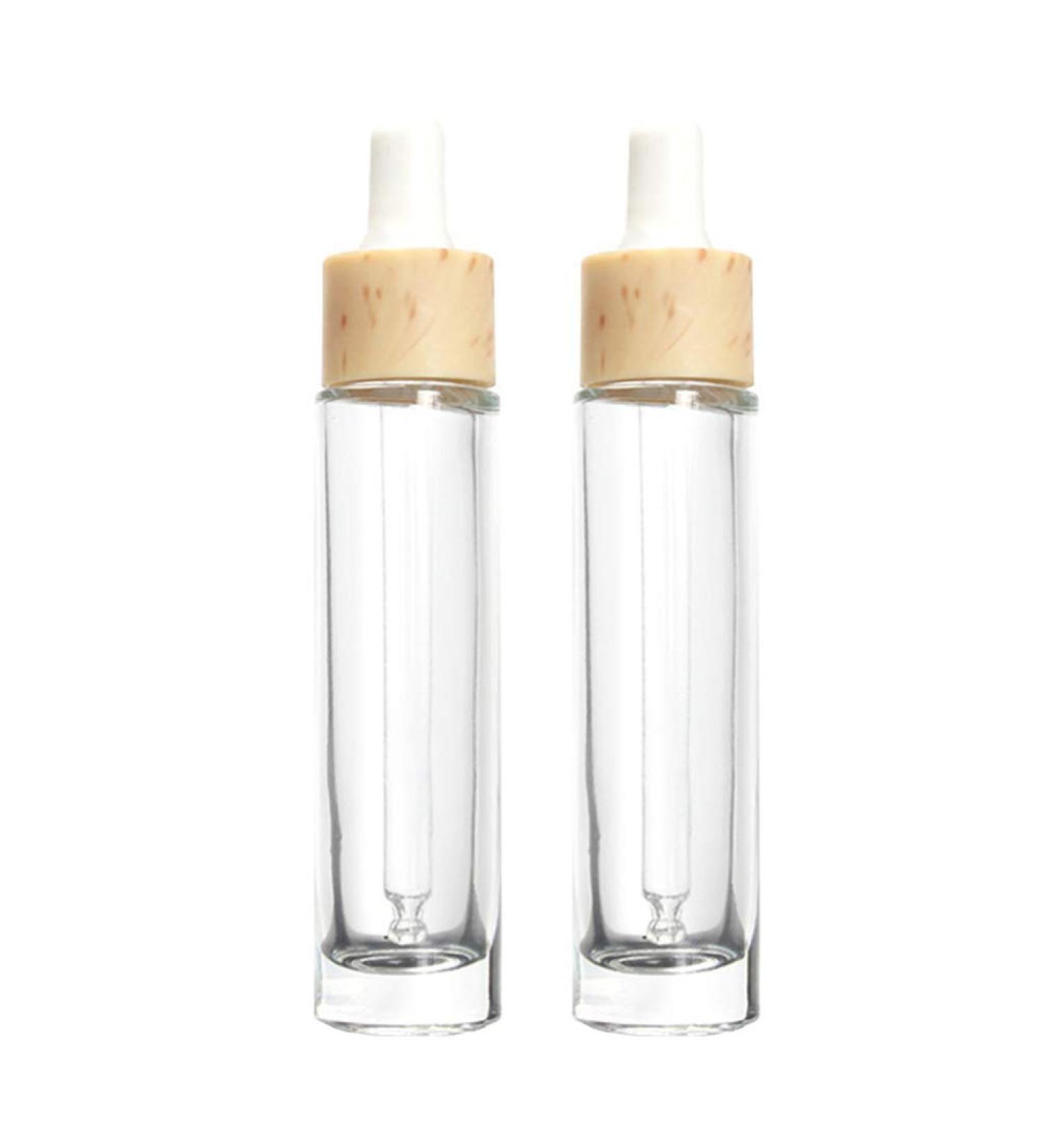 Buy Milists 30ml Empty Drip Bottles - Clear Liquid Lotion & Cosmetic Sample Containers for Makeup & Eye Fluid - Perfect for Travel & Samples - Buy Online on SooperMarket.com