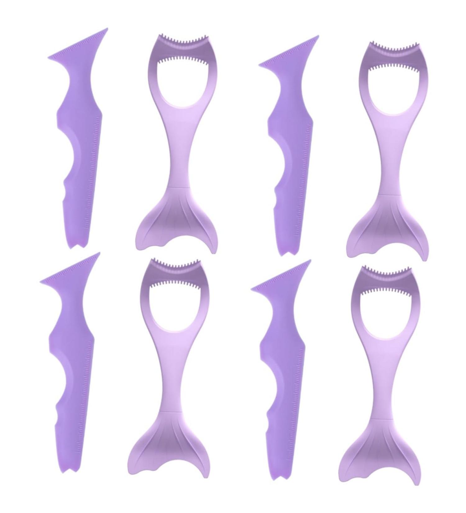 MAGICLULU 8 Pcs Make up Aid Tools Eyeliner Guard Eyelash Grafting Tool Eyelash Kits Cosmetic Purple - Buy Online on SooperMarket.com