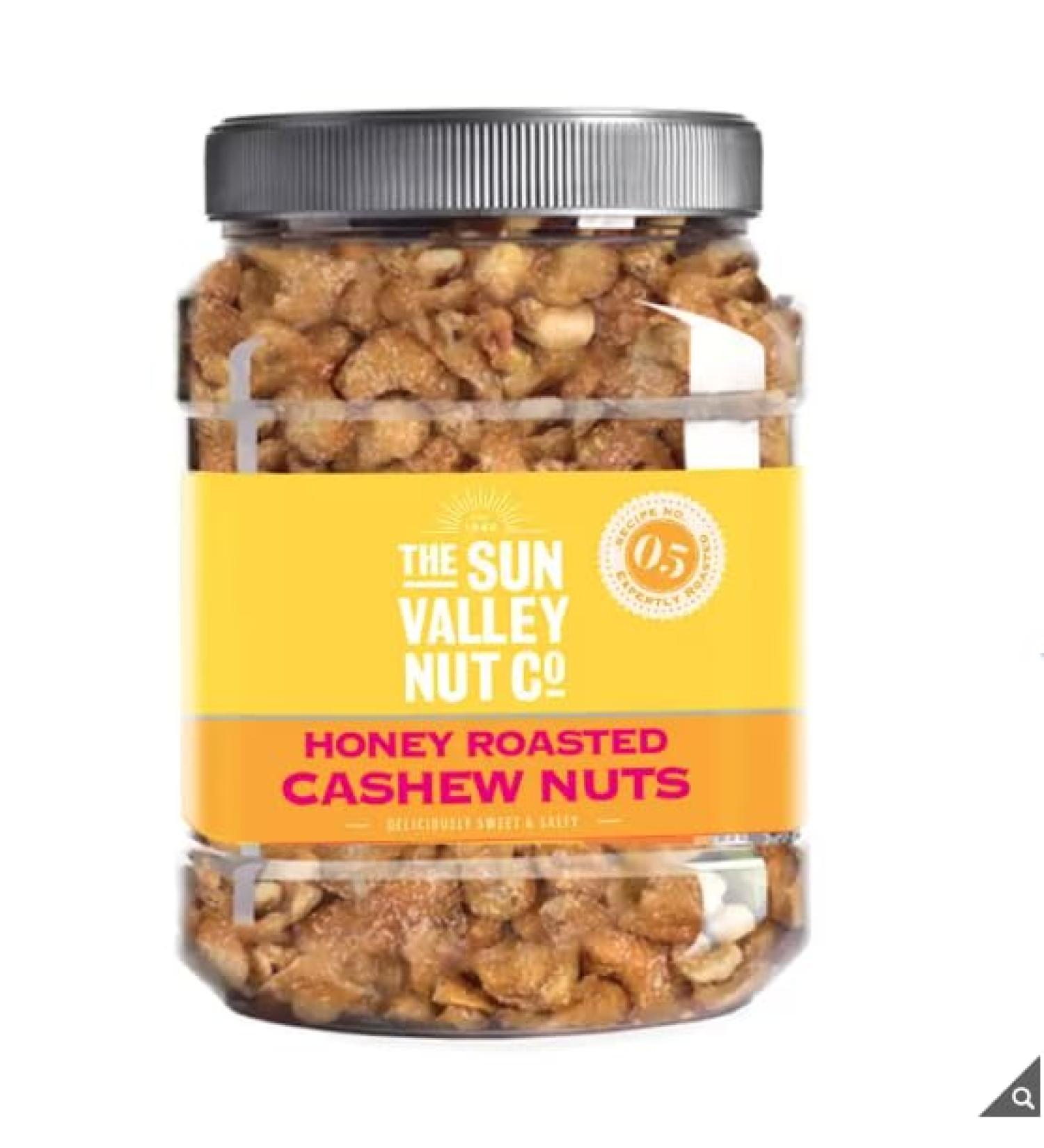 Sun Valley Honey Roasted Cashews | Sweet and Salty | Crunch and Nutty Sweetness | 1.1kg