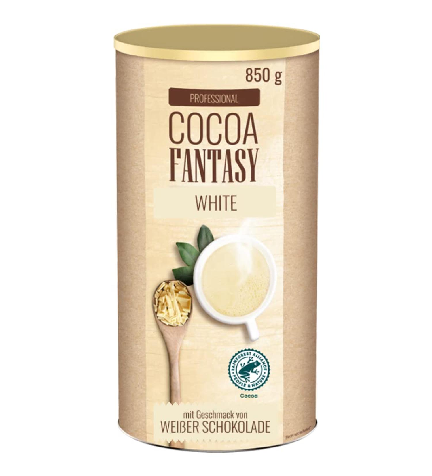 Buy Cocoa Fantasy White Drinking Chocolate 850g | Rich 29% Cocoa Powder for Hot White Chocolate - Buy Online on SooperMarket.com
