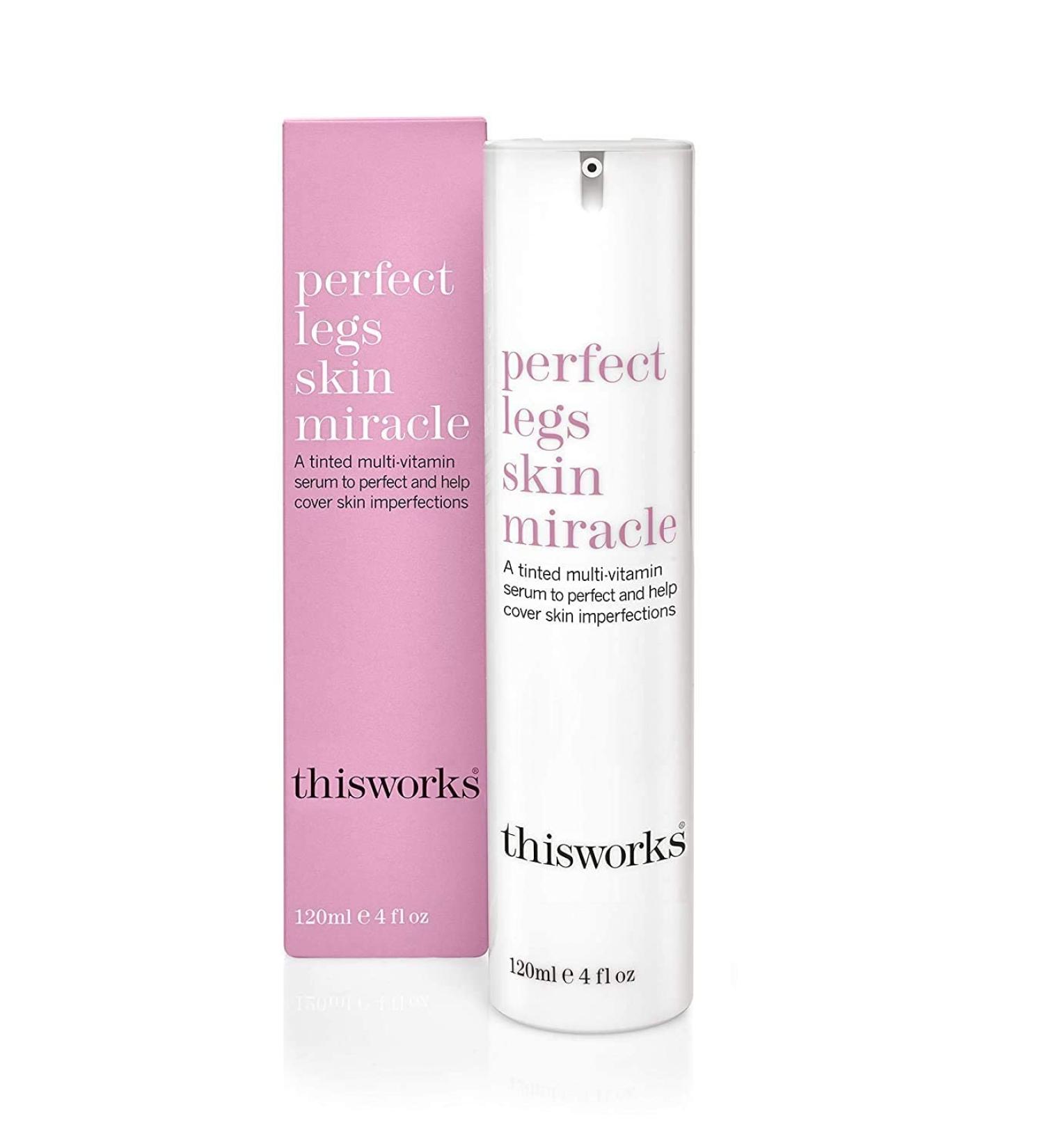 Perfect Legs Skin Miracle Tinted Serum - 120mL with Vitamin C, Caramel, and Arnica - Buy Online on SooperMarket.com