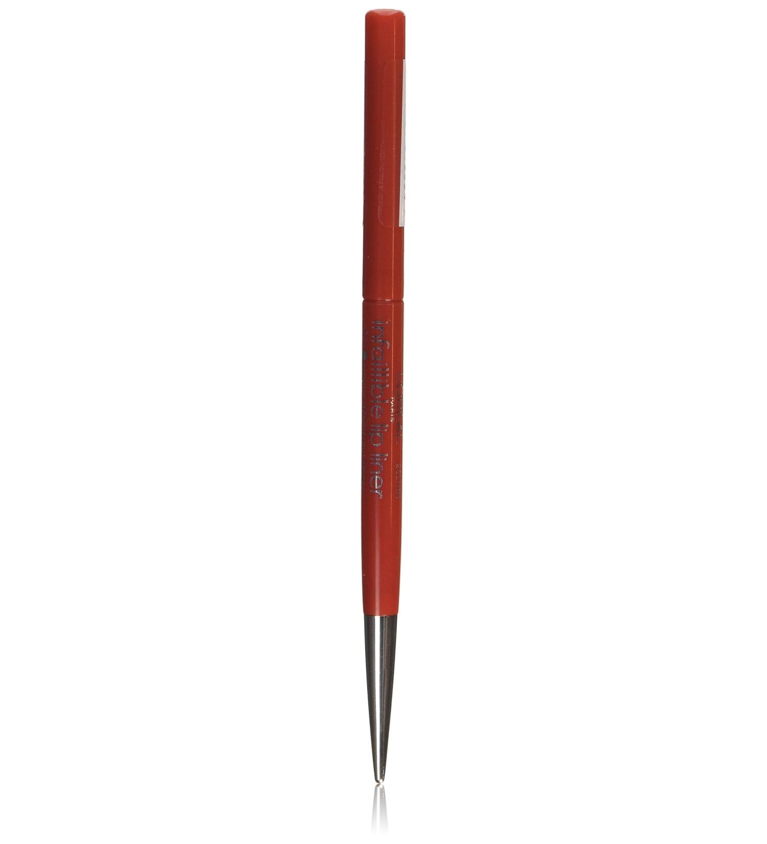 L'Or al Paris Infaillible Lipliner 711 Invincible Red - Long-Lasting Lip Liner for Bold Full Lips - 6 Hours Hold - 1 Pack - Buy Online on SooperMarket.com