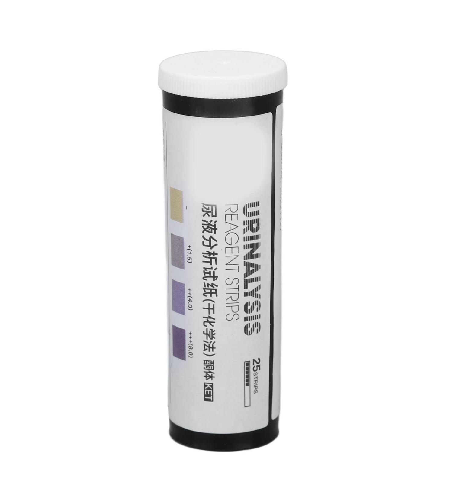 Anggrek Ketone Urine Test Strips 25pcs - High Sensitivity Ketones Level Measure for Dieting & Fitness - Accurate Results - Buy Online on SooperMarket.com