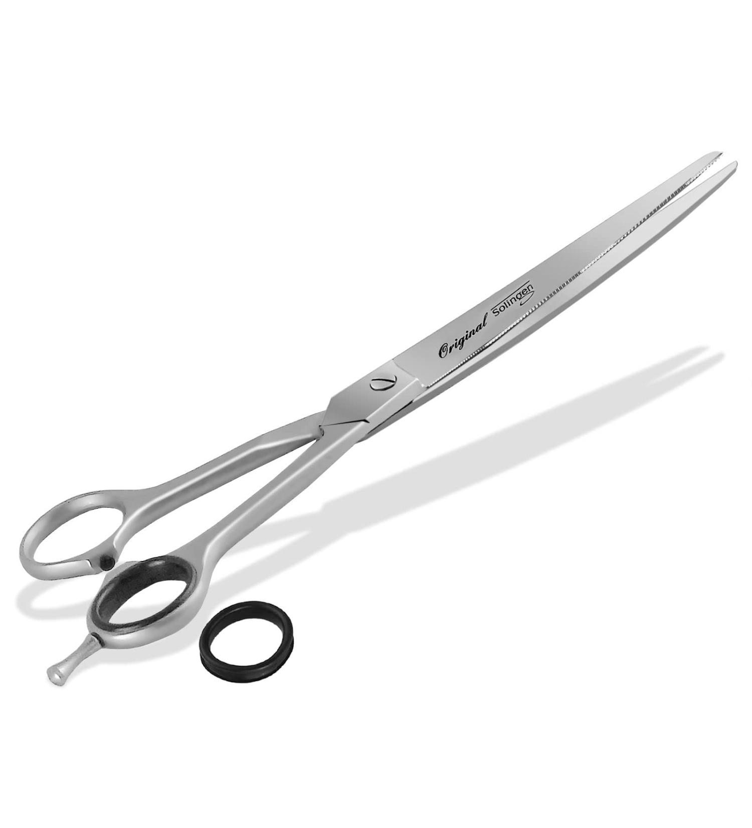 Premium 8-Inch Soling Fur Shear Scissors for Dogs & Cats - Made in Germany Stainless Steel Perfect for Pet Fur Care - Buy Online on SooperMarket.com