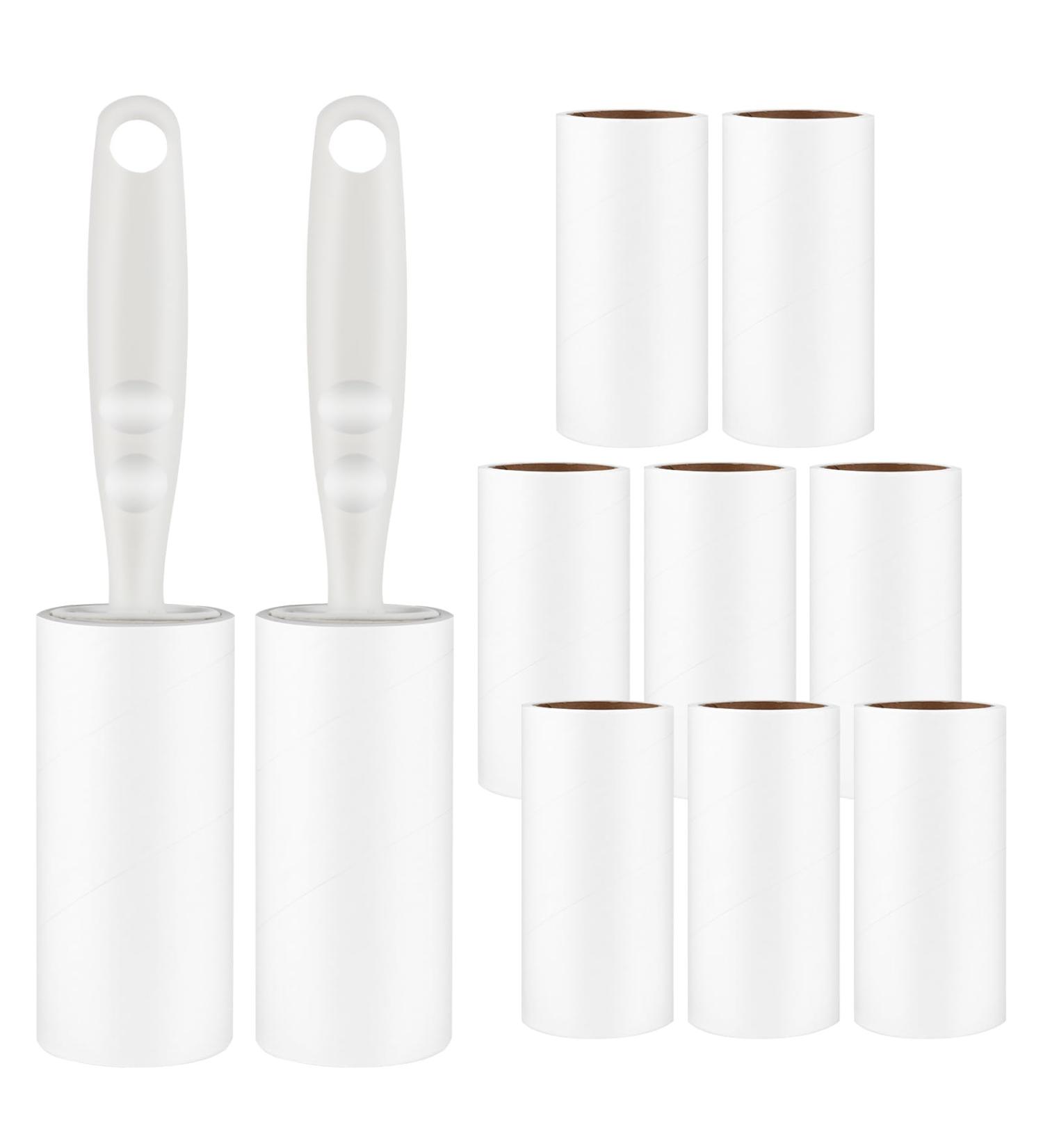 Extra Sticky Lint Rollers - 10 Rollers (60 Sheets Each) for Pet Hair Removal on Clothing Sofa Bed & Carpet | Lint Roller for Cat & Dog Hair - Buy Online on SooperMarket.com
