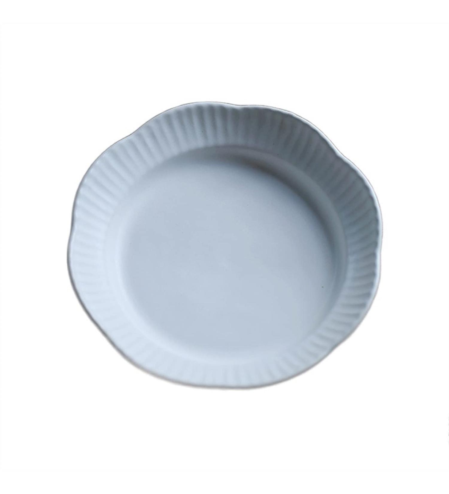Serving Plates Ceramic Dinner Plates Vegetable Plates Household White Deep Plates Restaurant Dishes Kitchen Plates Oval Plates Fish Plates Solid Colors Simple for Appetizer Dinner and Desserts (Col - Buy Online on SooperMarket.com