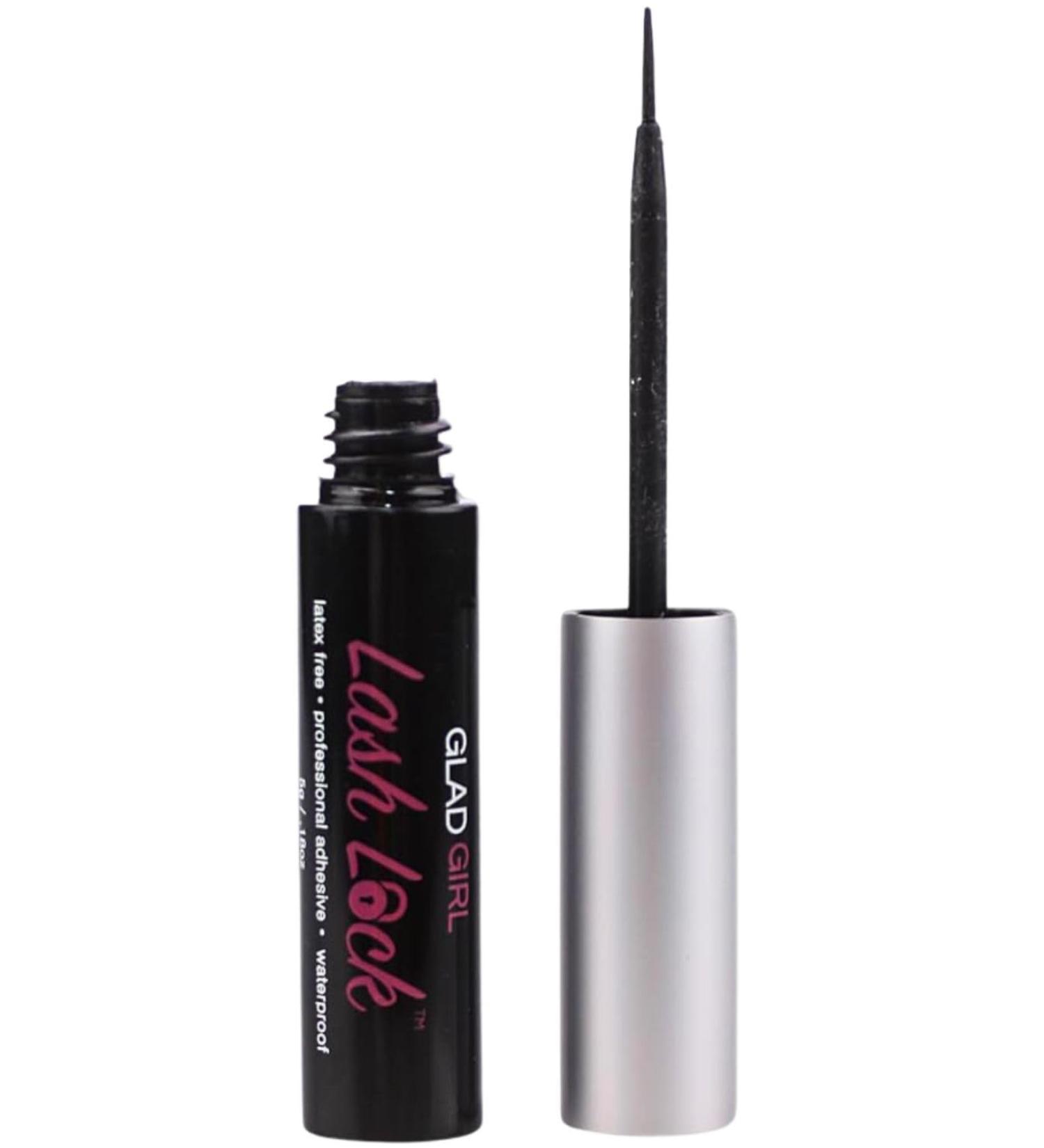 GladGirl Lash Lock False Lash Adhesive - Latex-Free Black Long-Lasting Hold for Stunning Lashes | Easy Application & Gentle Removal - Buy Online on SooperMarket.com