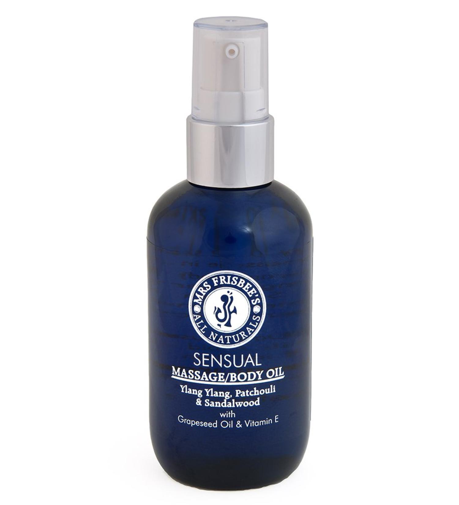 Sensual Aromatherapy Massage Oil / Body Oil (Ylang Ylang Patchouli & Sandalwood) Aromatherapy Massage Oil made with 100% Natural Cold Pressed Oils Vitamin E and Pure Essential Oils / Handmade / Natural / Vegan / Cruelty Free - Buy Online on SooperMarket.com