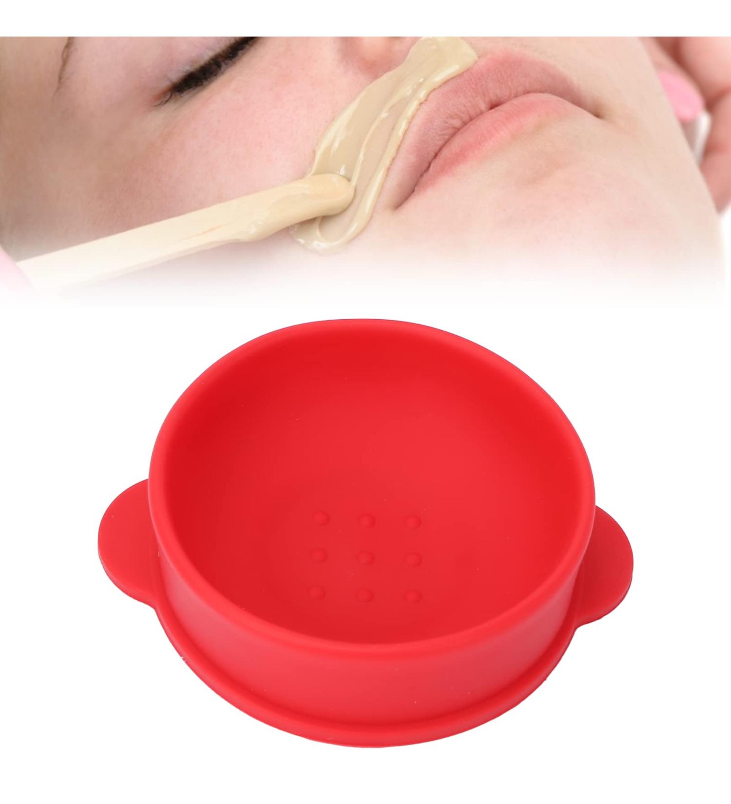 Hair Removal Wax Bowl - Replacement Wax Pot for Wax Warmer | Silicone Beauty Accessories (Red) - Shop Now! - Buy Online on SooperMarket.com