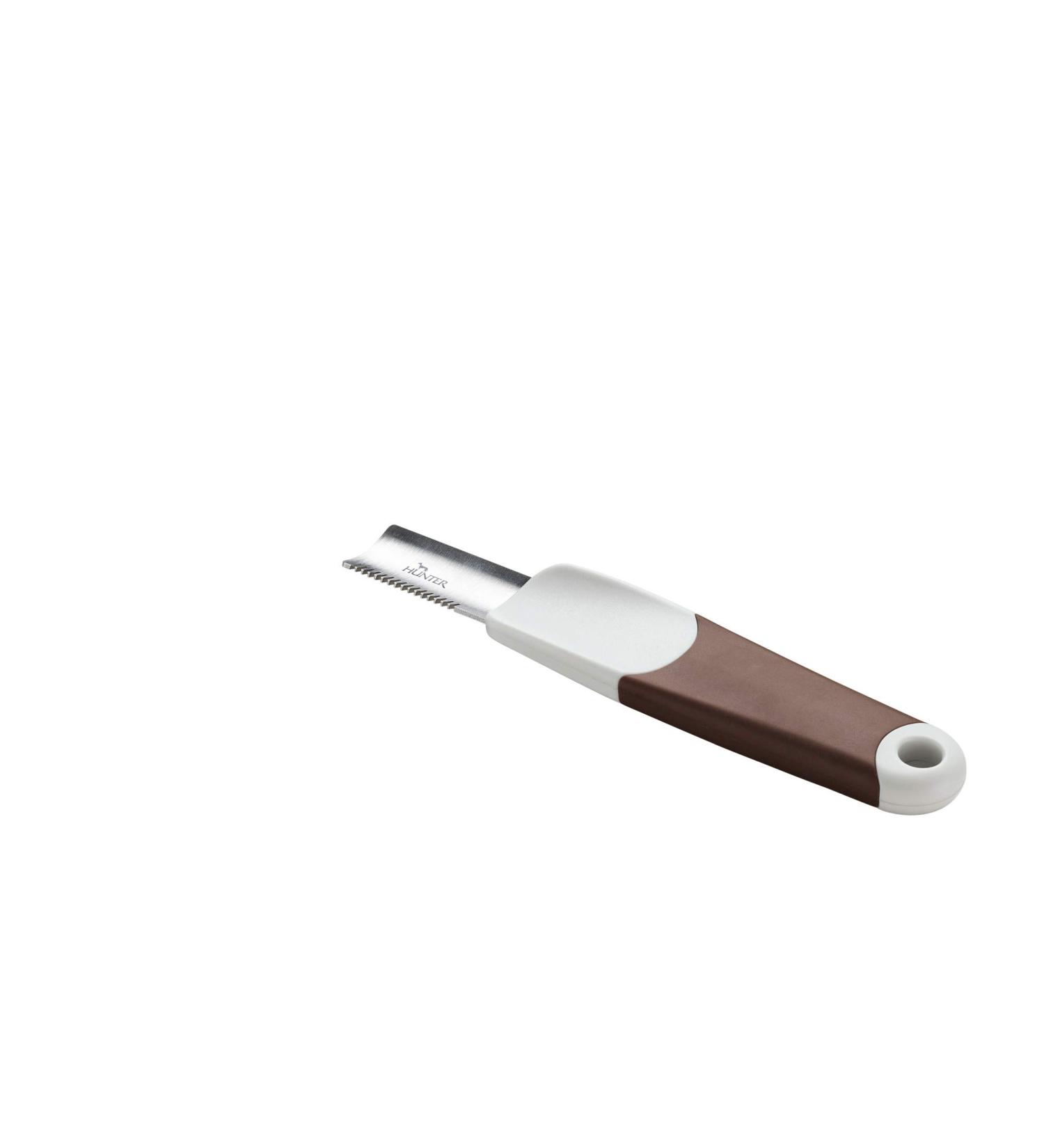 HUNTER SPA Curved Trimming Knife for Dogs - 15.5 x 3 cm Single-Sided International Shipping Available - Buy Online on SooperMarket.com