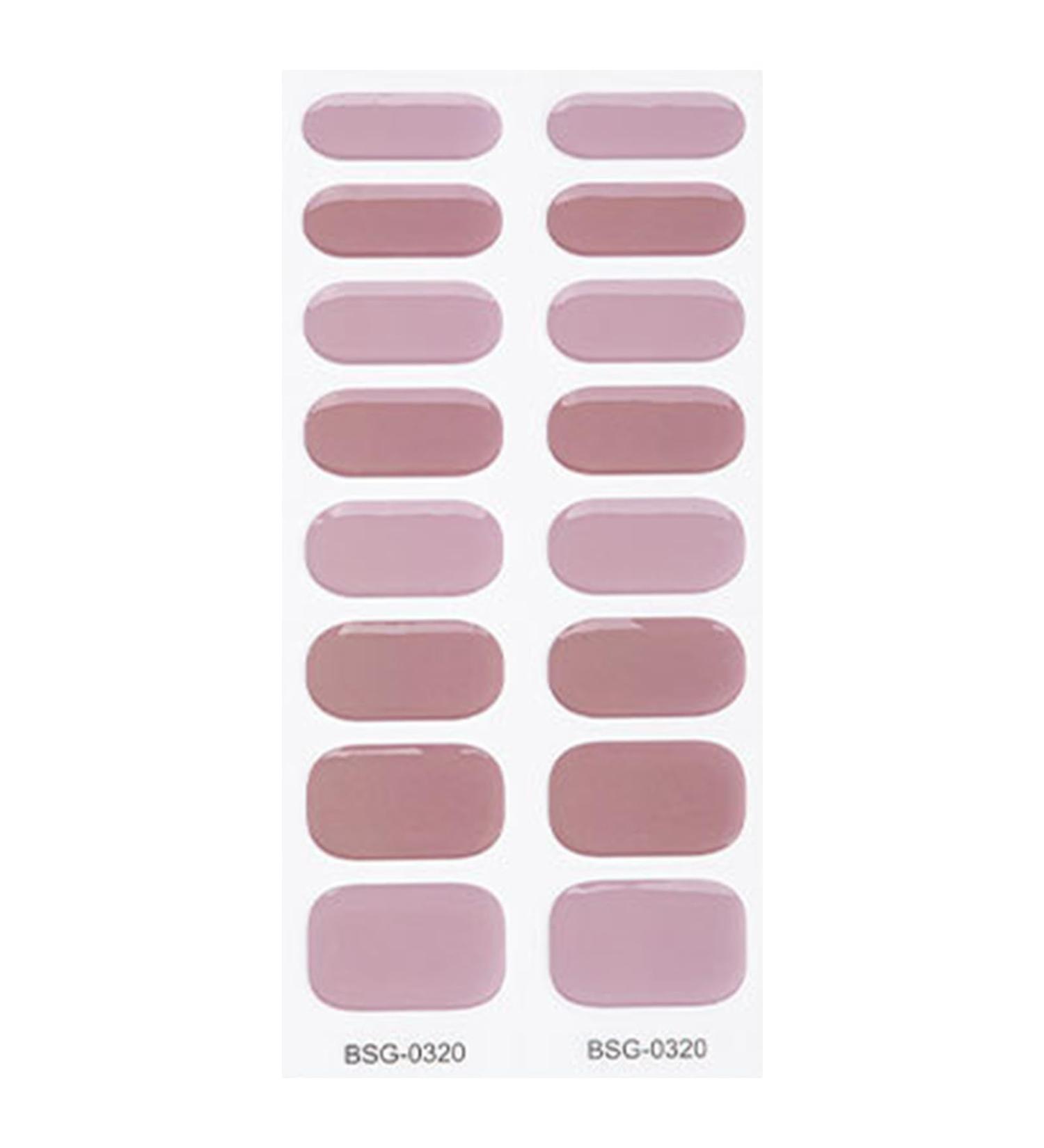 Semi Cured Gel Nail Polish Stickers Fashion Classical Nails Strips Waterproof Adhesive Full Wraps Gel Nail Art Stickers Semi Cured Gel Nail Strips Starter Kits BSG0320 - Buy Online on SooperMarket.com