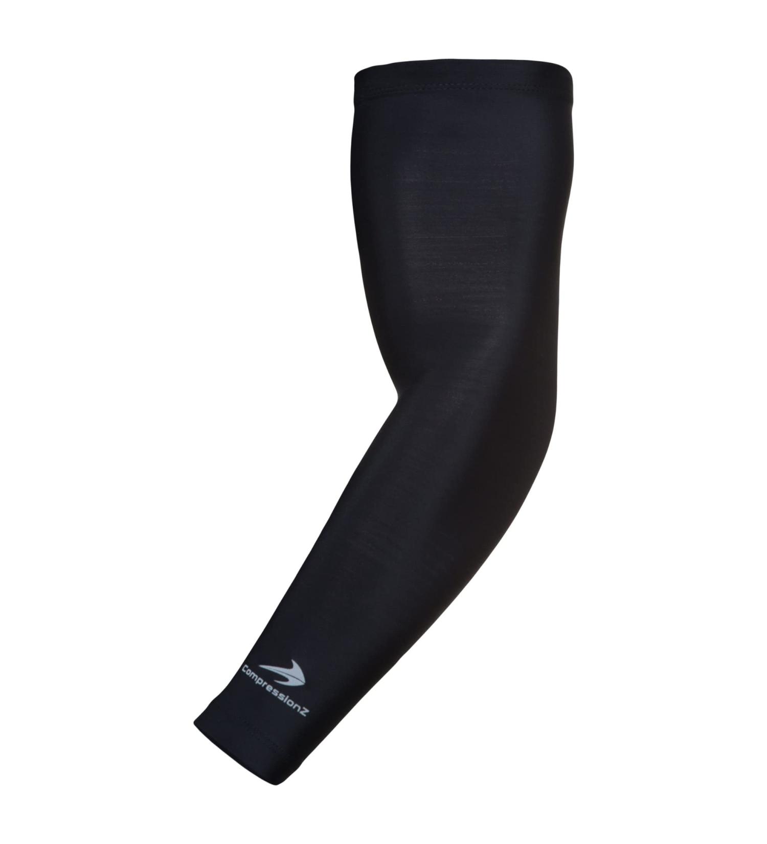 CompressionZ UV Protection Arm Sleeves - Black, 1 Pair (Medium) for Men & Women - Buy Online on SooperMarket.com