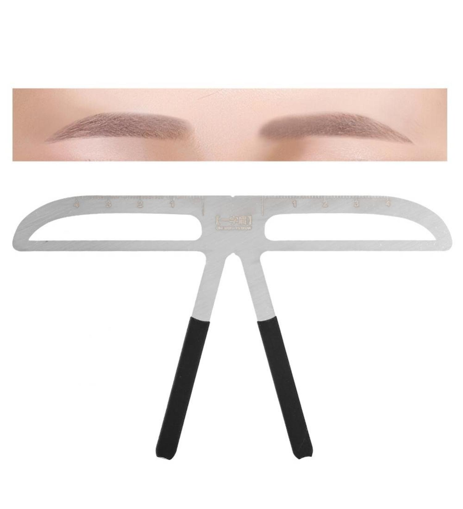 Filfeel Eyebrow Ruler - Three Point Positioning Tool for Symmetrical Permanent Makeup & Grooming Stencil Shaper #2 | International Shipping Available - Buy Online on SooperMarket.com