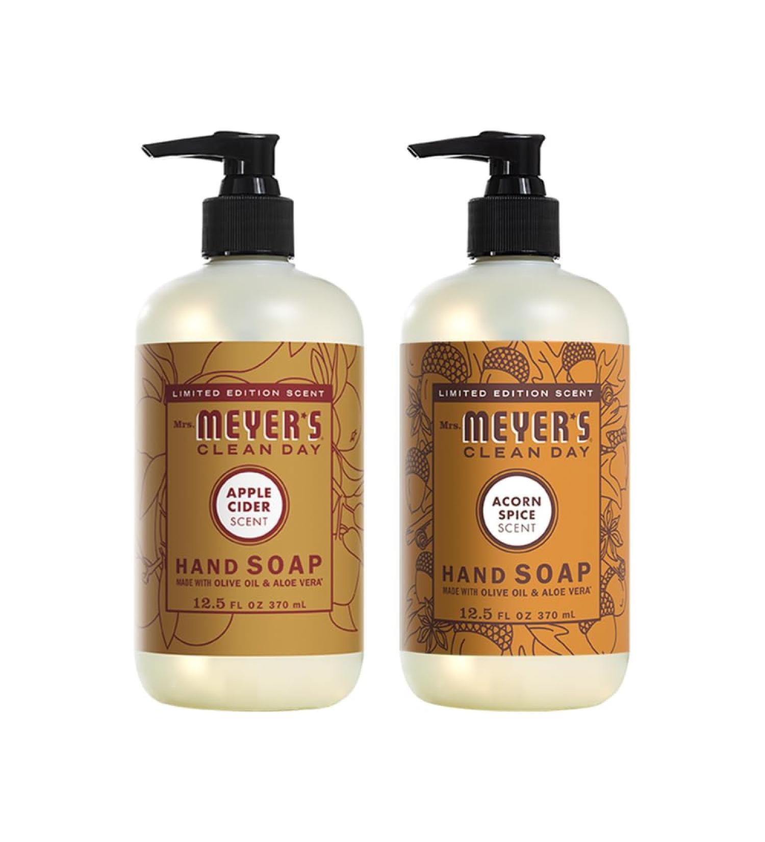 Mrs. Meyer's Clean Day Liquid Hand Soap Variety - Acorn Spice & Apple Cider 12.5 OZ - International Shipping Available - Buy Online on SooperMarket.com
