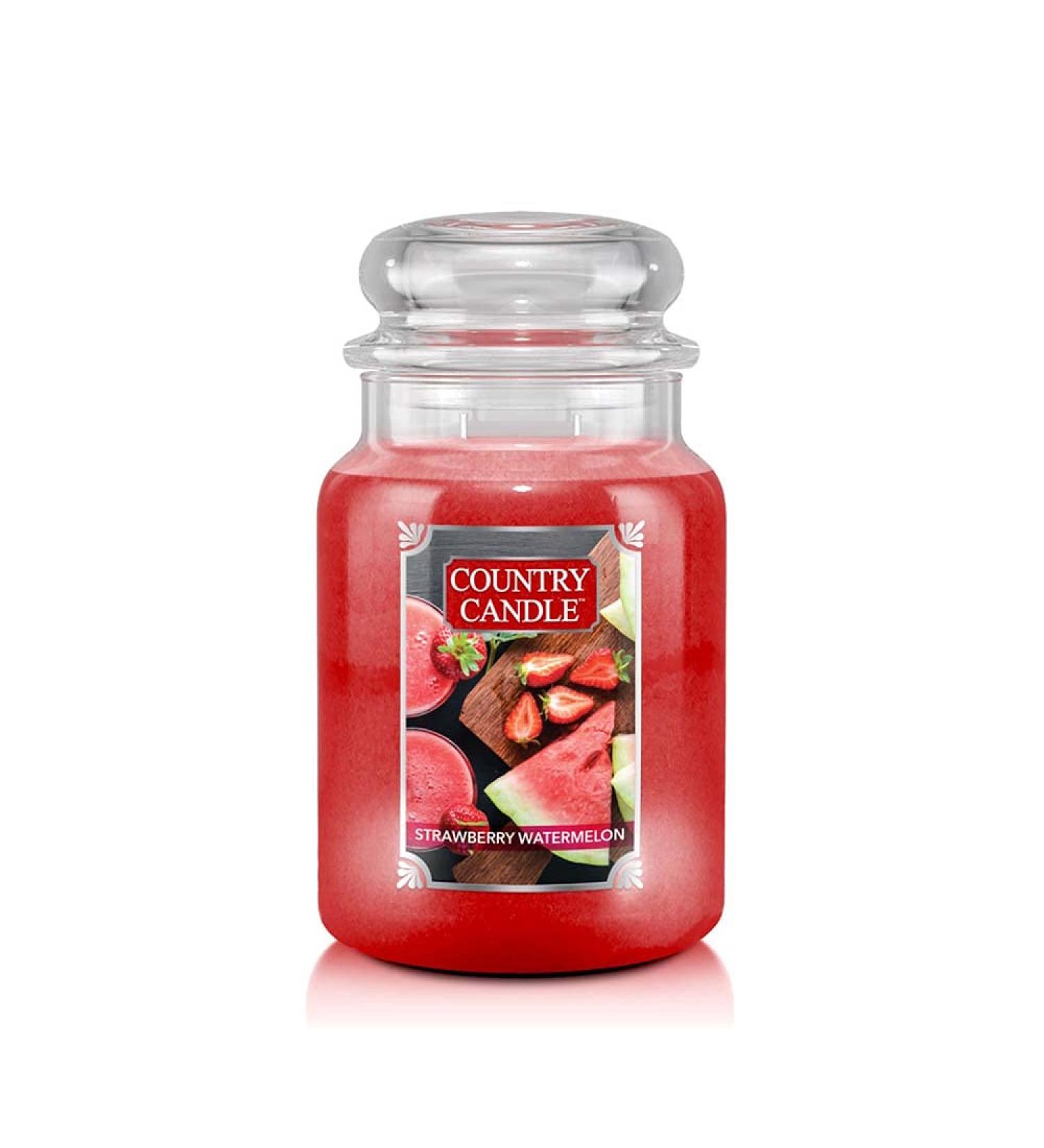 Strawberry Watermelon by Country Candle - large scented candle in a glass - 23oz - 2-wick