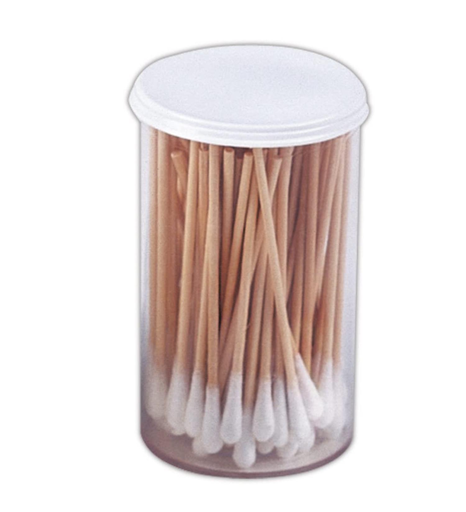 Medique MP604-33 Non-sterile Tip Applicator Capacity Volume Cotton/Wood Standard Brown/White (4 Applicators) Brown/white 4 Units