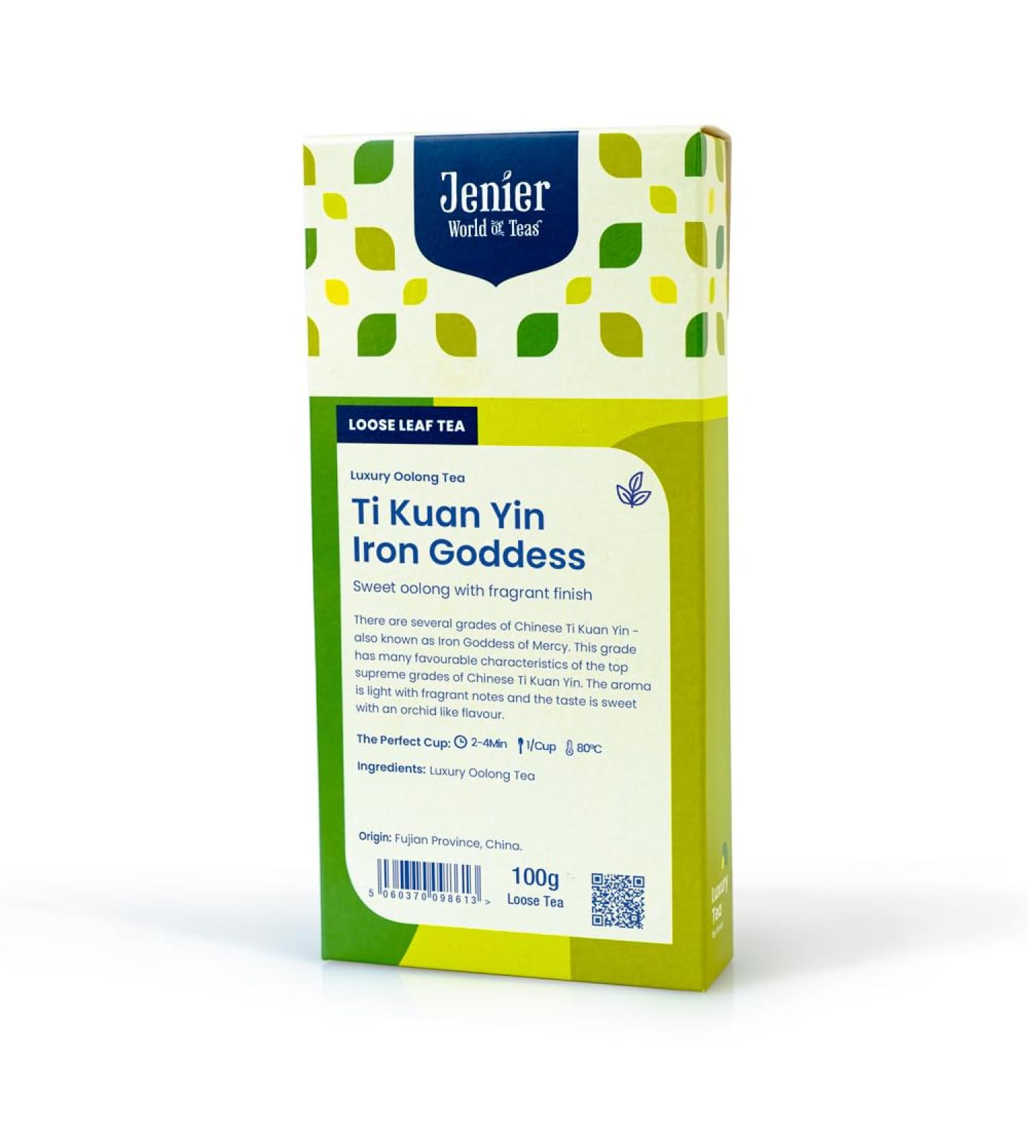 Ti Kuan Yin Iron Goddess Oolong Tea - 100g Loose Leaf Tea