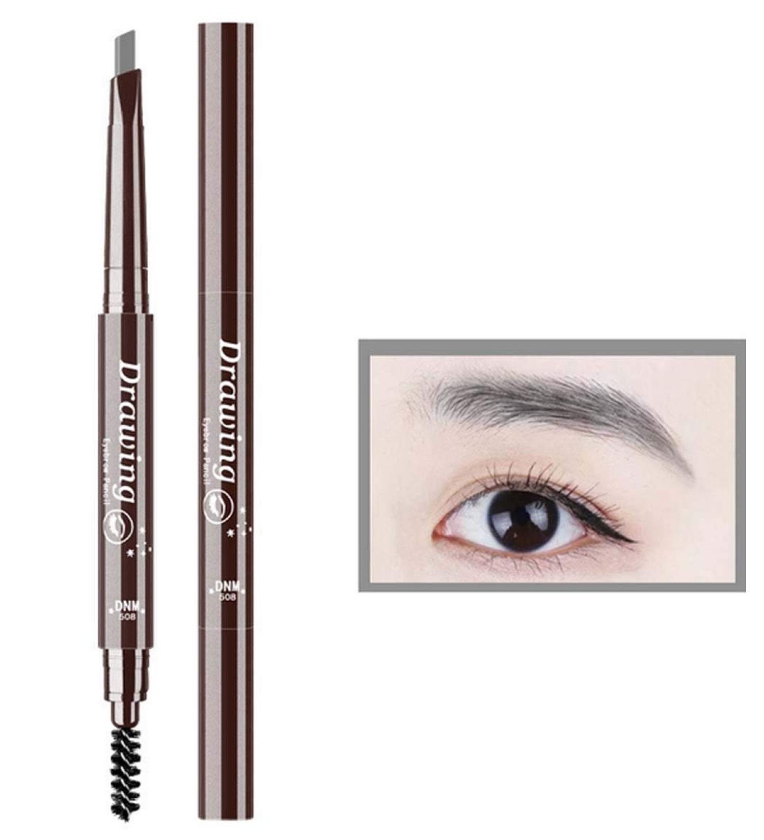 Longlasting Waterproof Eyebrow Pencil - Durable Automaric Liner in Grey | Choose from 5 Natural Colors for Long-Lasting Eyebrows - Buy Online on SooperMarket.com