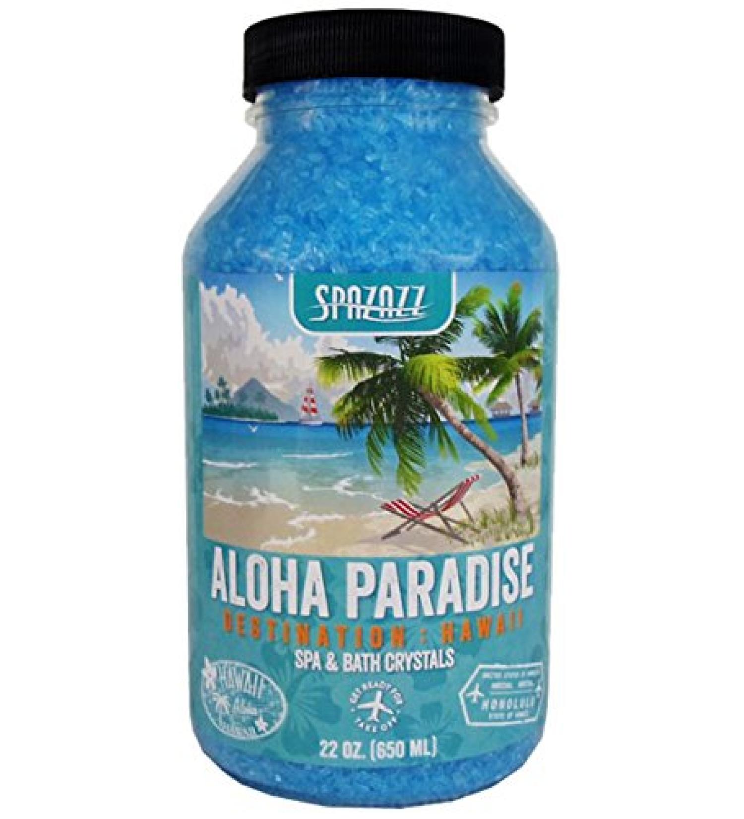 Spazazz Hawaii Aloha Paradise Destination Crystals Container 22 oz - Aromatherapy 1.3 lb (Pack of 1) - Buy Online on SooperMarket.com