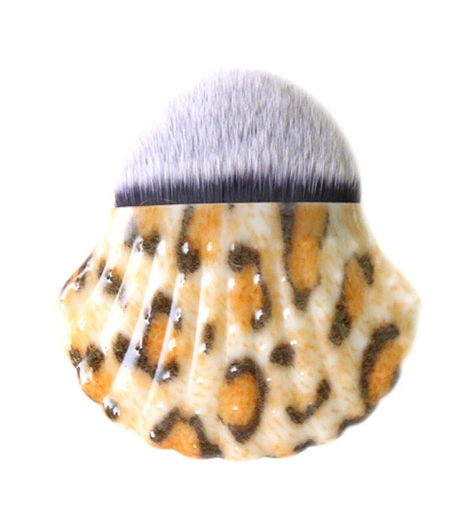 Buy Shell Shape Makeup Brush - Portable Foundation & Blush Brush for Women | International Shipping - Buy Online on SooperMarket.com