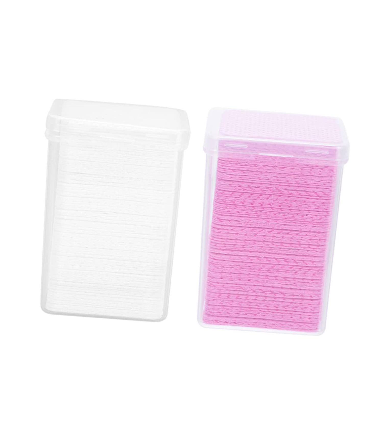 Angoily 200pcs Eyelash Cleaning Pads - Nail Polish Remover Wipes & Glue for Lash Extensions - Buy Online on SooperMarket.com