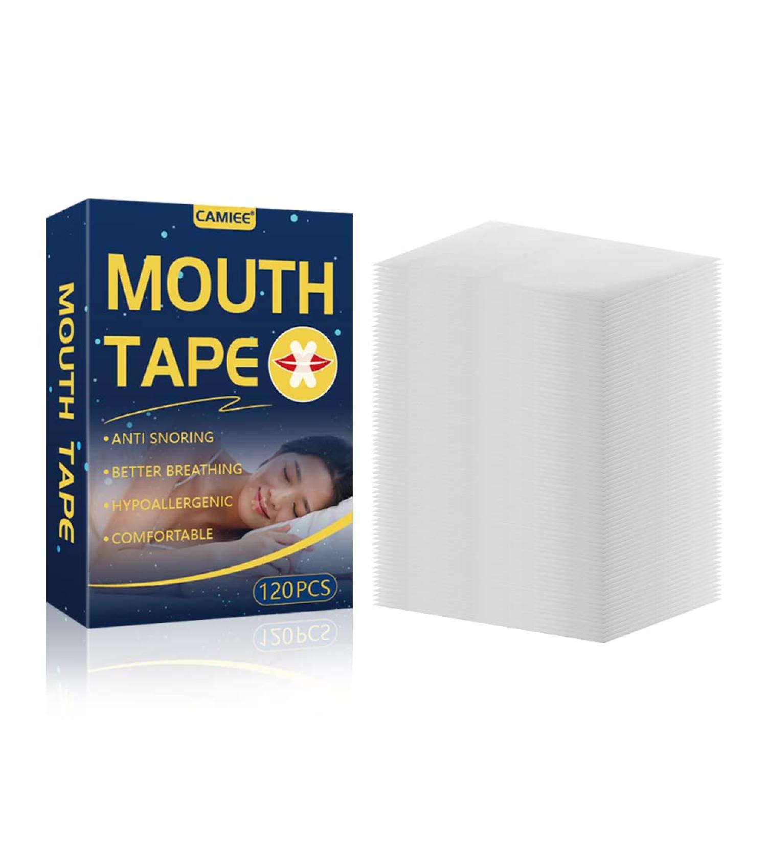 120 PCS Snore Reducing Mouth Tape for Sleeping - Stop Snoring with Sleep Tape - Buy Online on SooperMarket.com