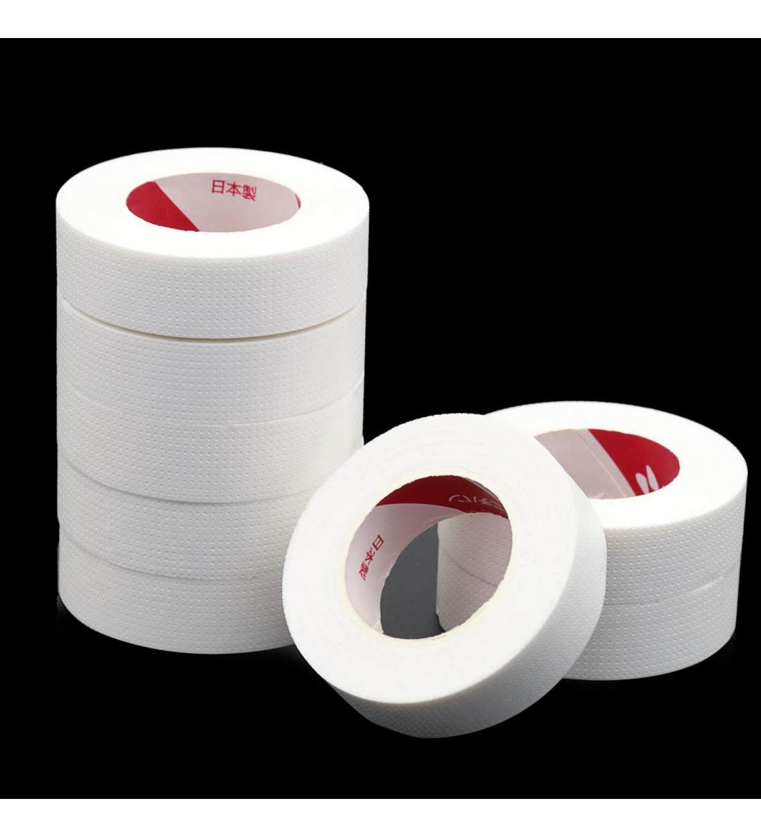 8 Rolls Micropore Eyelash Extension Tape - Medical Grade, Breathable, Lint-Free - 1/2'' x 8 Yards - Buy Online on SooperMarket.com