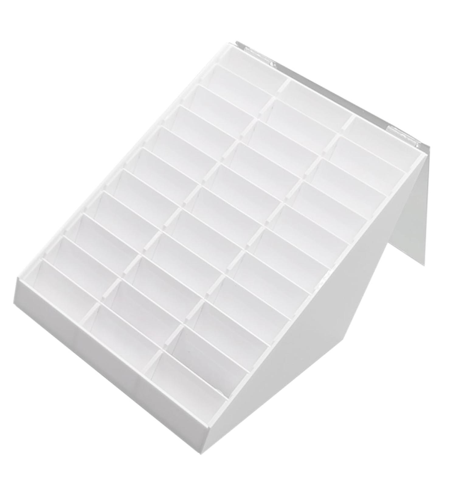 Healeved 1pc Nail Art Display Box Nail Polish Sample Display Nail Sample Display Board Manicure Display Board Nail Polish Display Rack Nail Gel Grid Display Stand White - Buy Online on SooperMarket.com