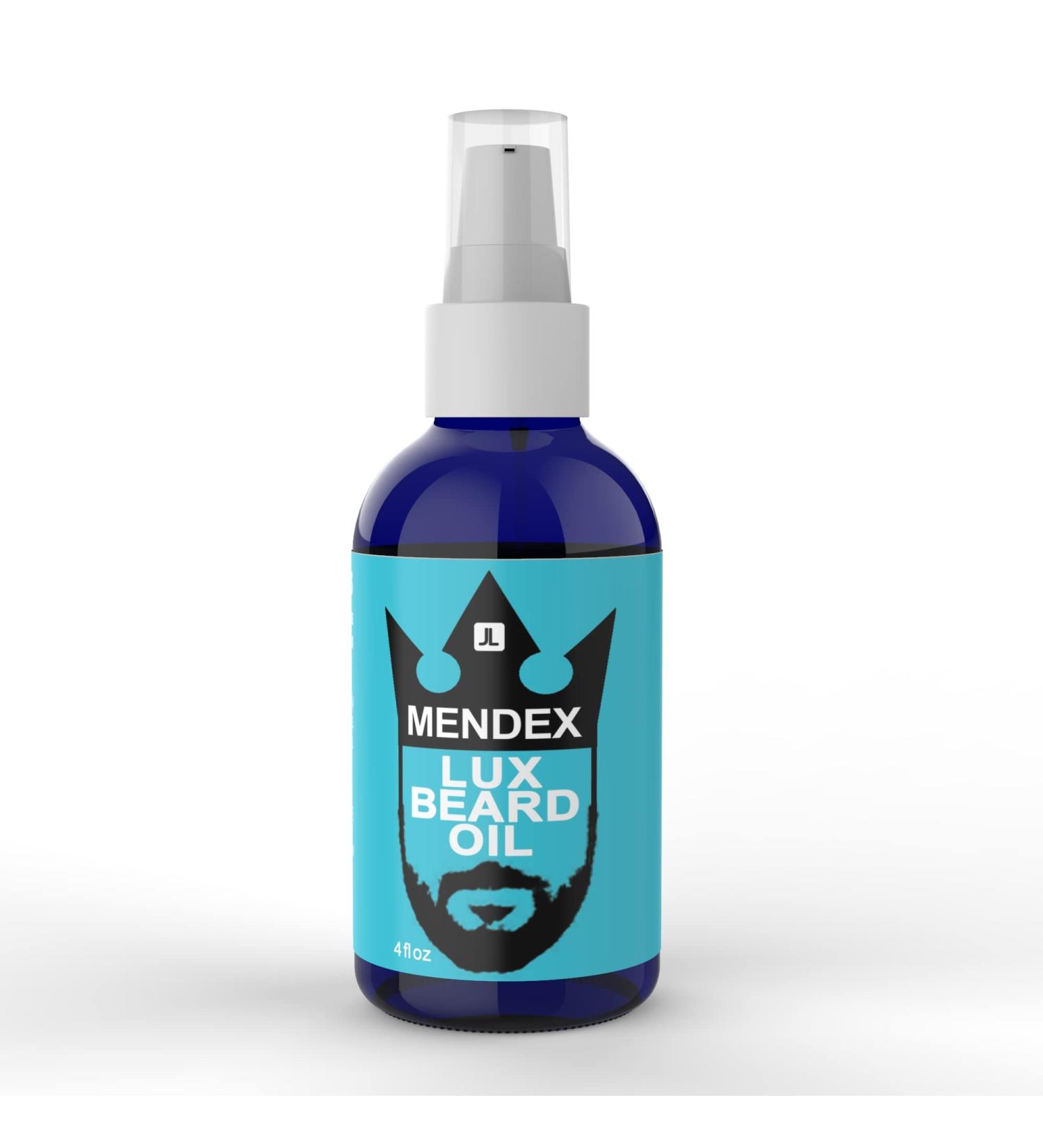 MENDEX Lux Beard Oil | Made in USA | Premium 4oz Beard Care for Men | Nourish & Style Beard - Buy Online on SooperMarket.com