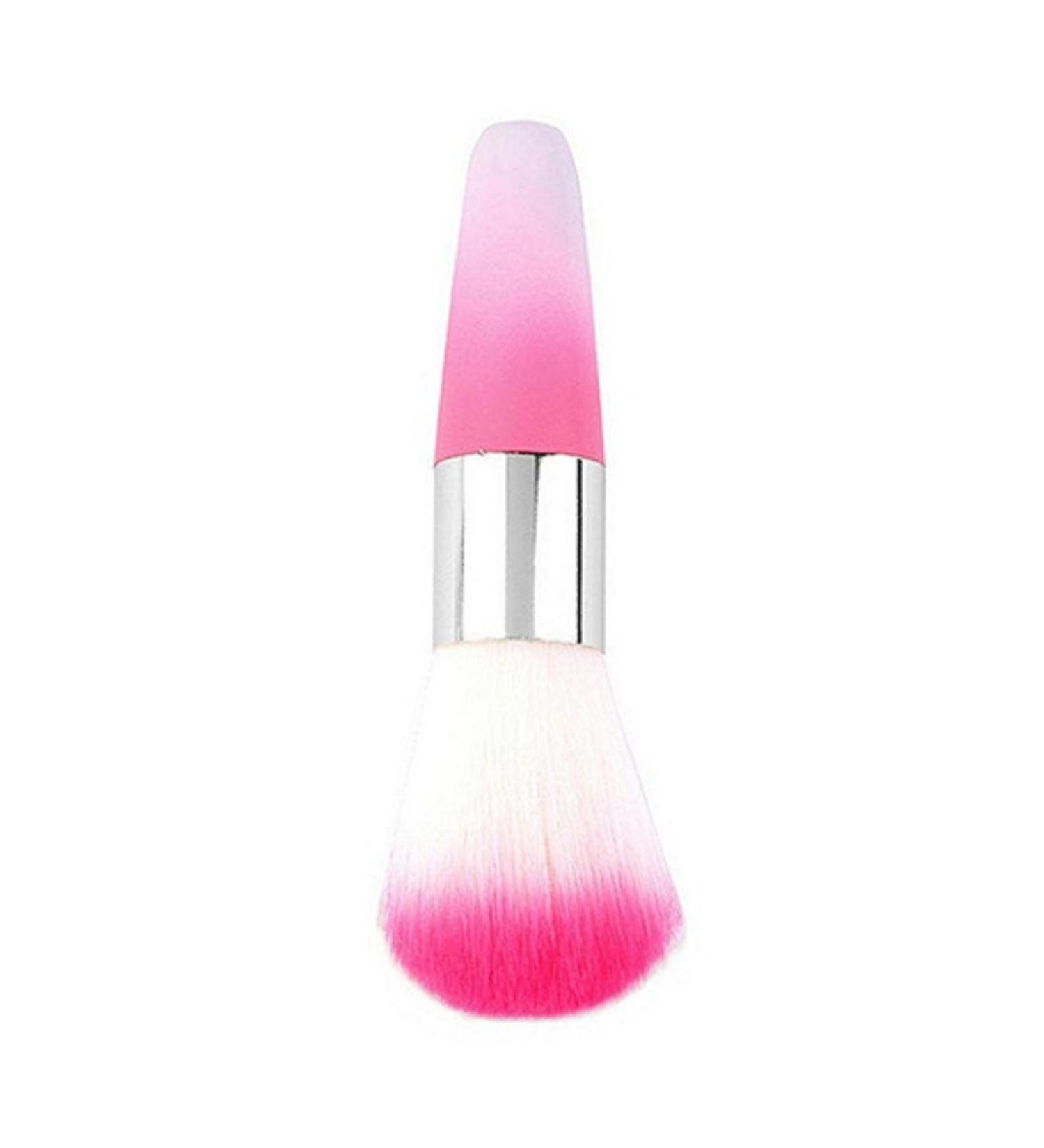 Premium Dust Brush for Nail Design - Perfect for Gel Nails & Powder Removal | Rose Color - Buy Online on SooperMarket.com