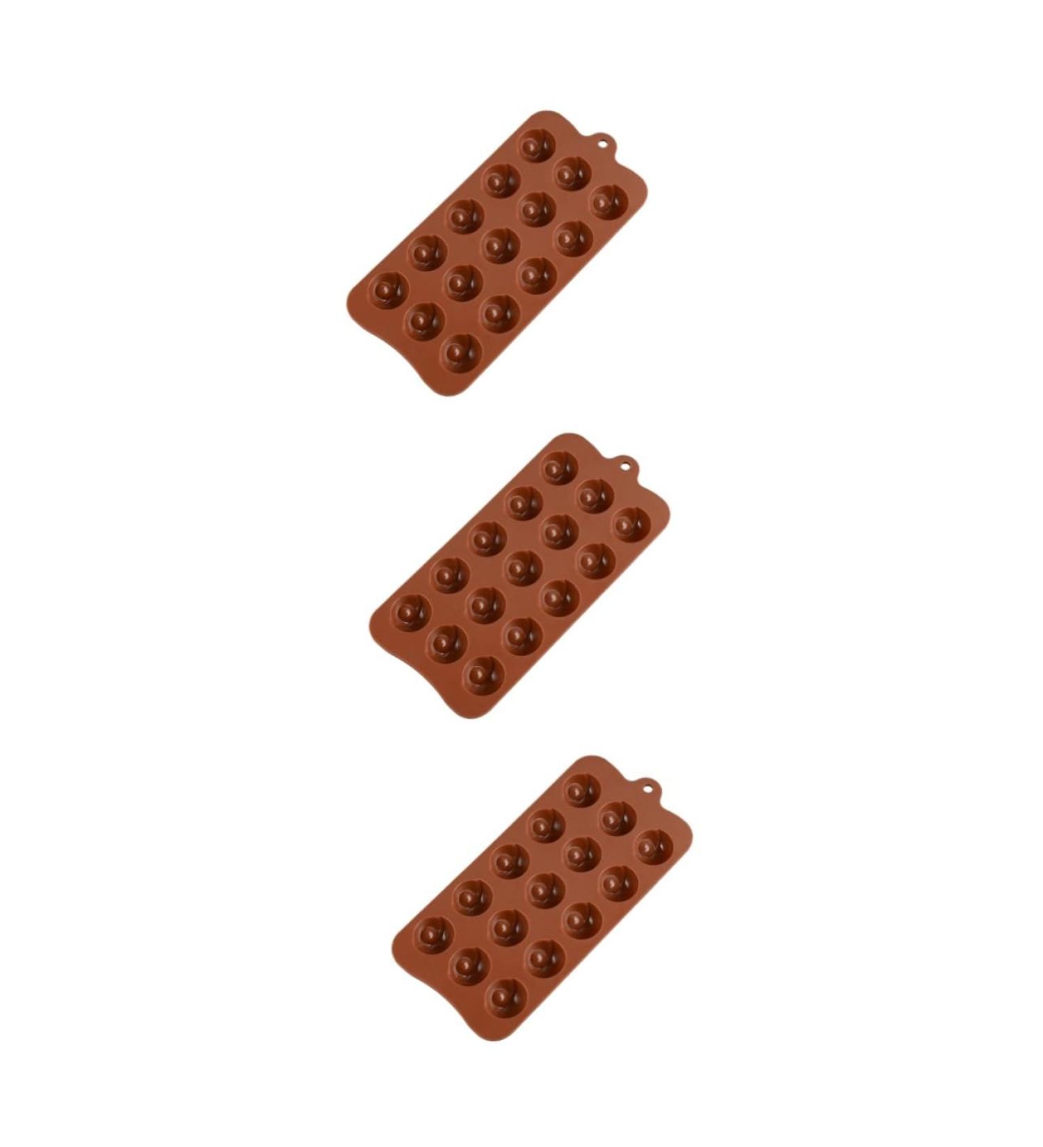 OUNONA 3pcs 15 Cake Mold Baking Molds Molder Cake Stencils Baking Pan Silicone Mold De para Gelatinas Ice Cube Molds Chocolate Mold Jelly mediumx3pcs Coffeex3pcs - Buy Online on SooperMarket.com