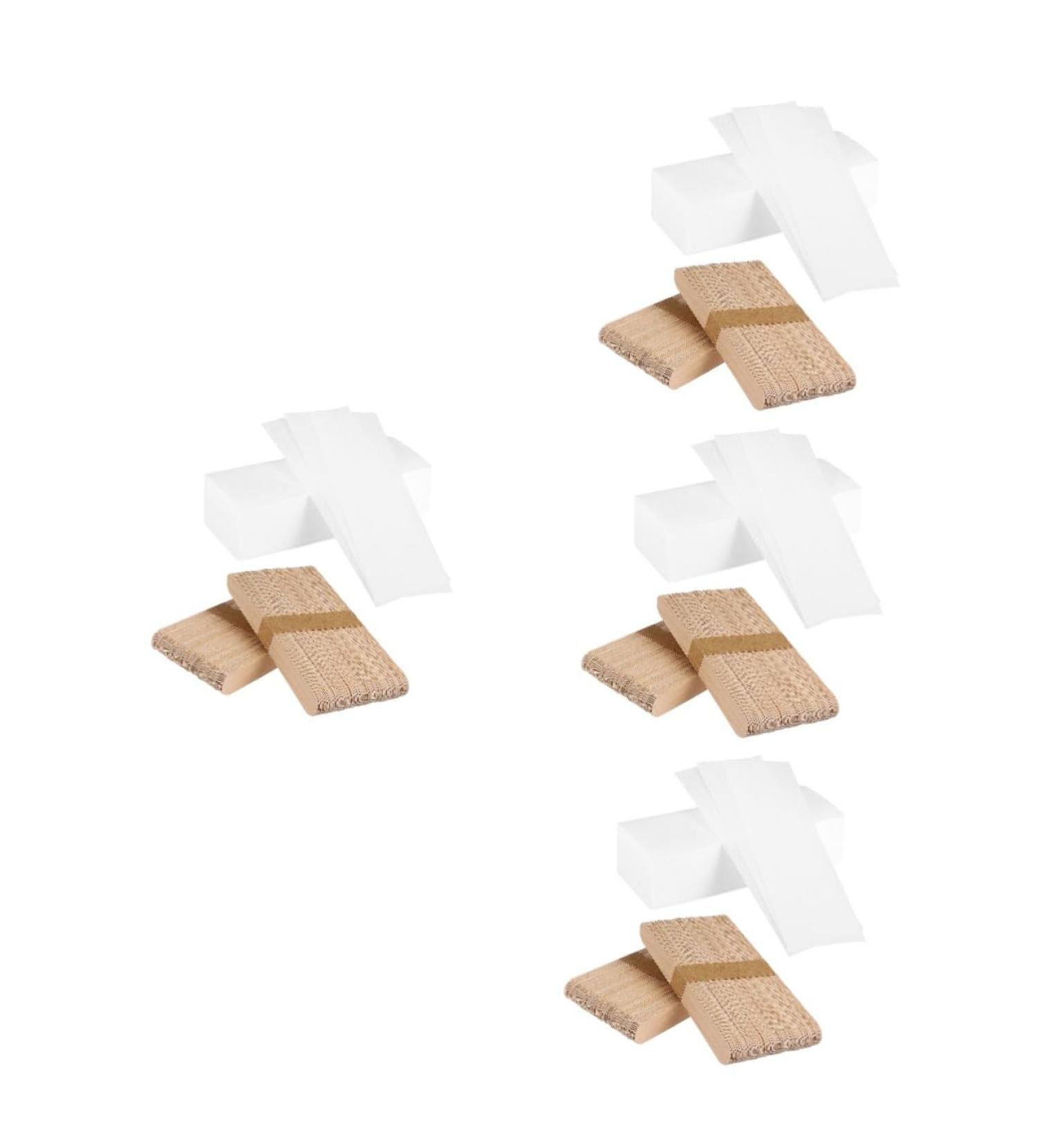 Beavorty 800 pcs Wax Paper Strips for Hair Removal | Soft Wax Sticks & Large Bars for Smooth Skin - Buy Online on SooperMarket.com